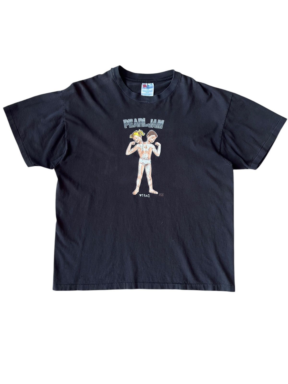 Band Tees × Vintage Vintage 90s Pearl Jam Tee Shirt Size US XL / EU 56 / 4 - 1 Thumbnail