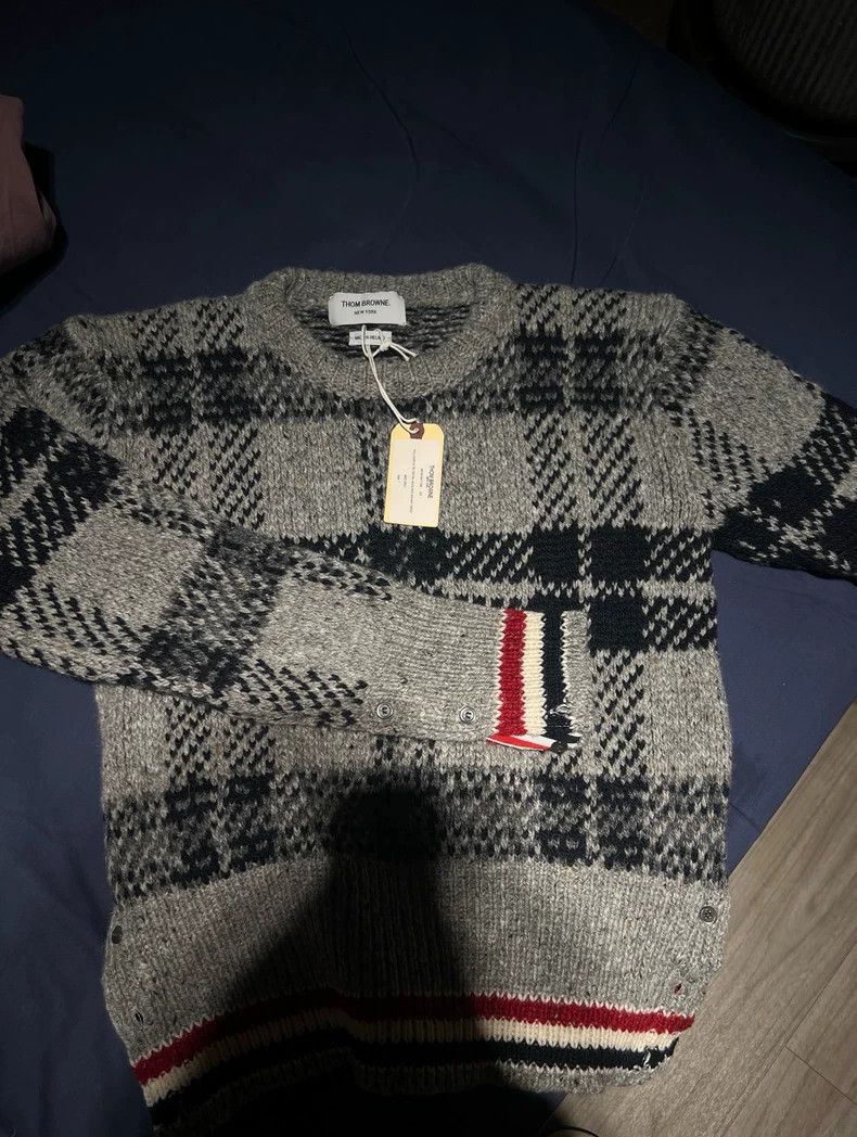 Thom Browne Thom Browne size1 Knitted sweaters Size US S / EU 44-46 / 1 - 1 Thumbnail