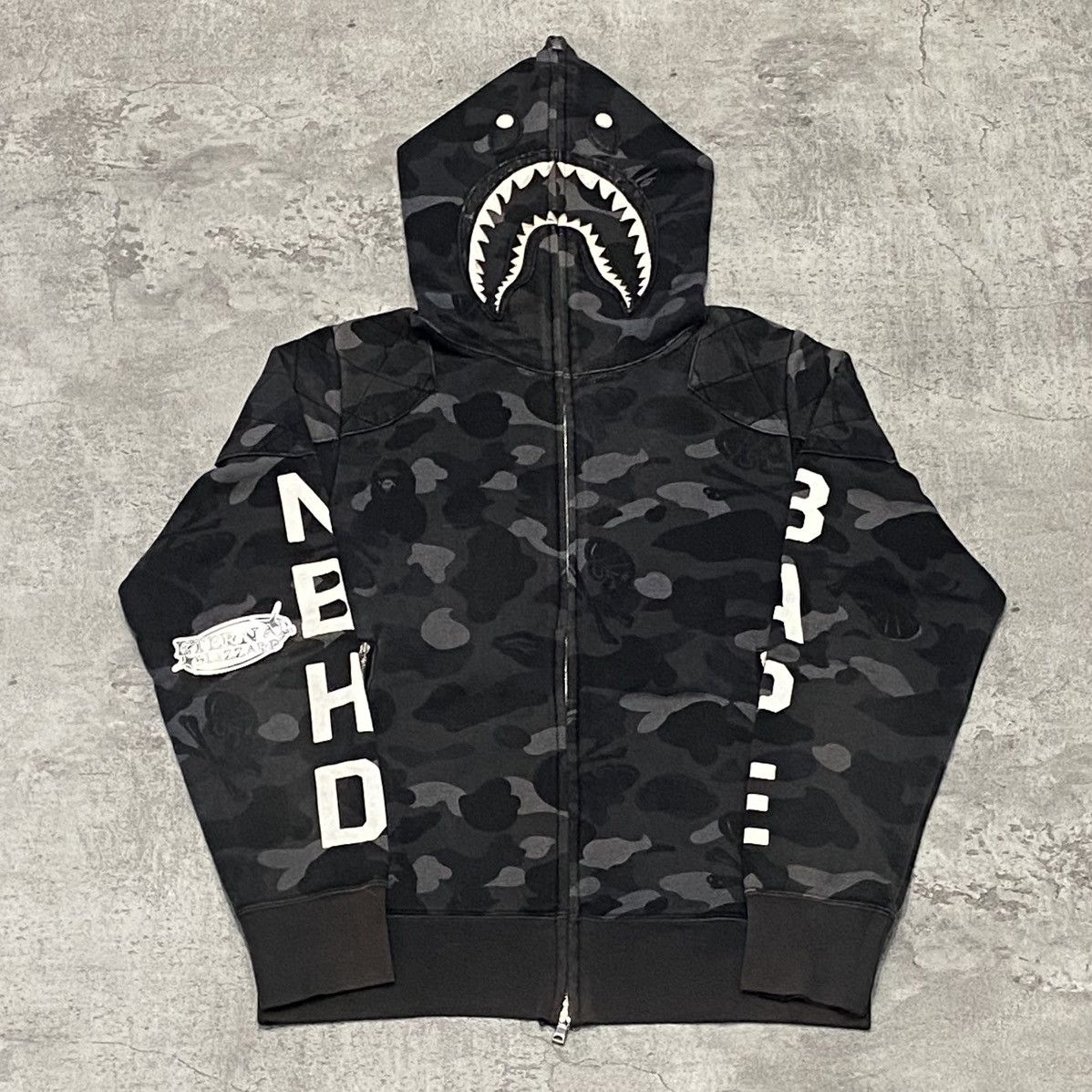 BROTHERHOOD A BATHING APE × NEIGHBORHOOD Stadium jacket