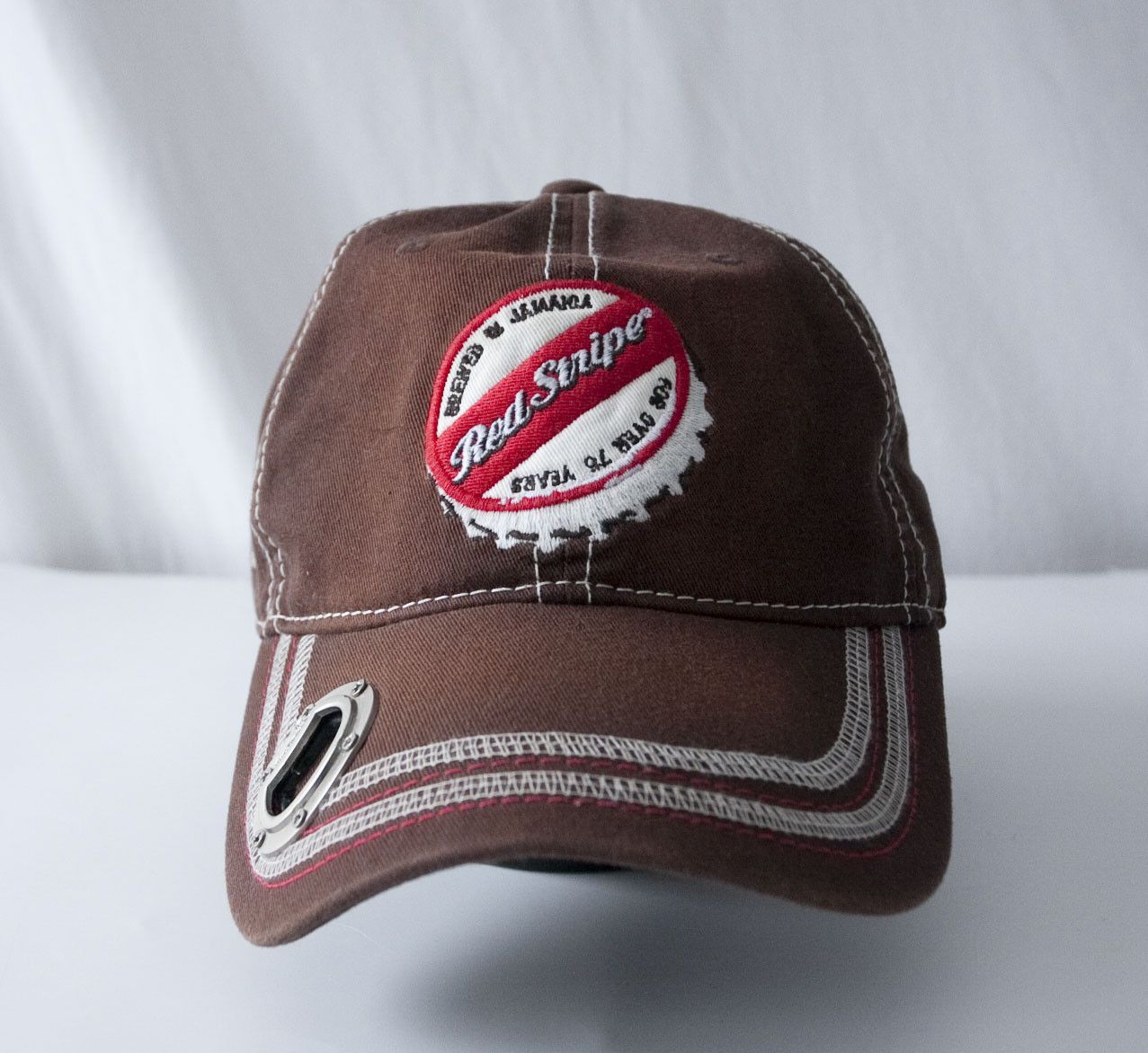 Other Red Stripe Beer Cap Strap Brown Size ONE SIZE - 1 Thumbnail