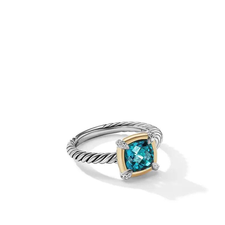 David Yurman o1w1db10526 R17114D Size:7/Chatelaine Ring in Silver Size ONE SIZE - 1 Thumbnail