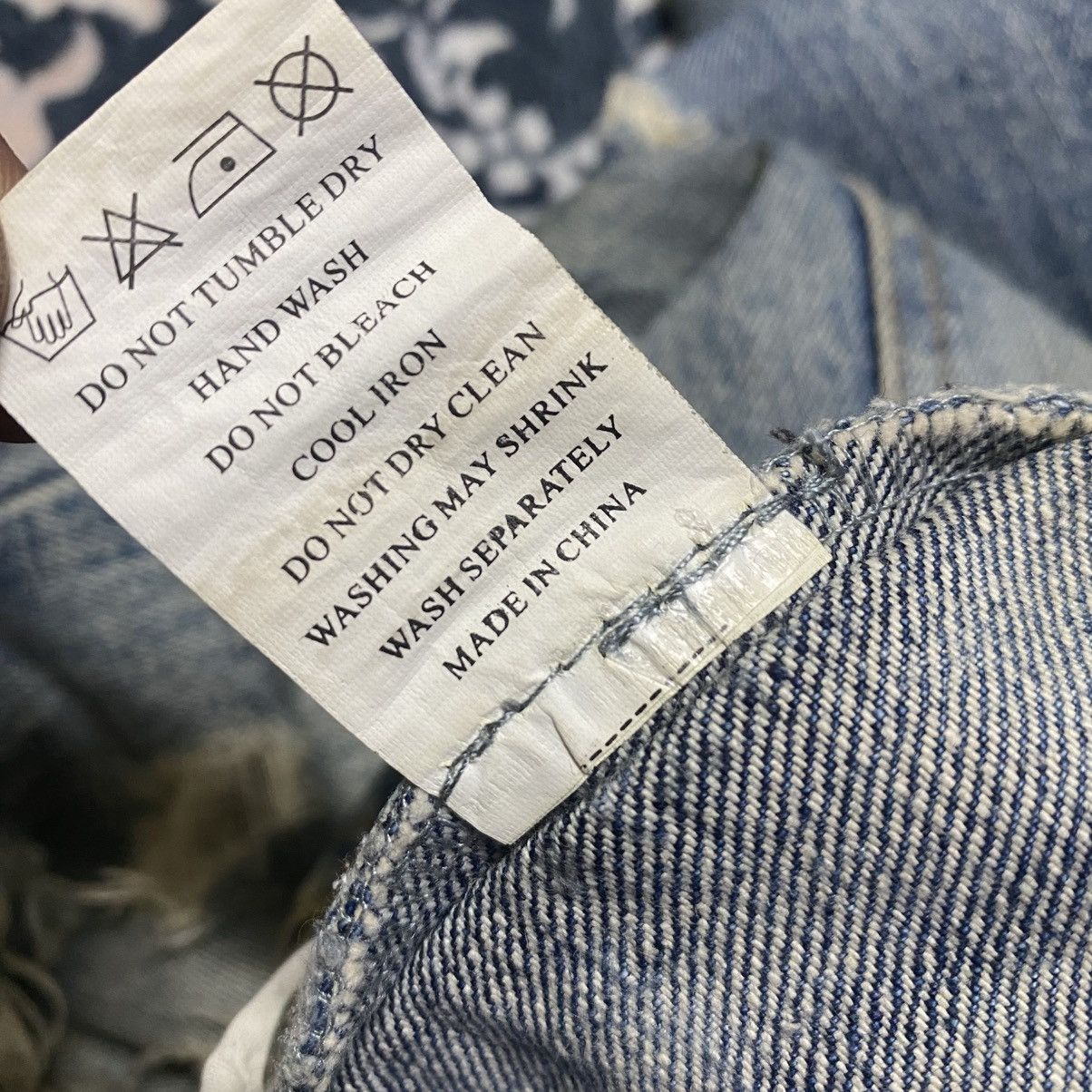 Le Grande Bleu (L.G.B.) Midas Machiavel Hole Distressed Denim Flare Jeans Size US 29 - 20 Thumbnail