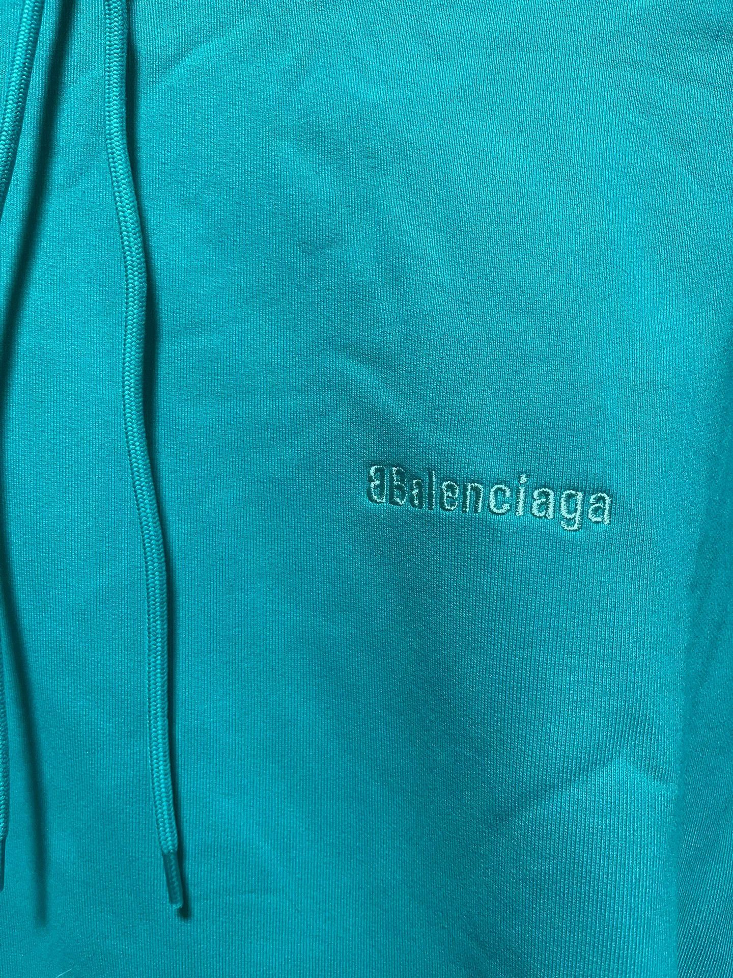 Balenciaga balenciaga logo embroidered hooded sweatshirt Size US XS / EU 42 / 0 - 2 Thumbnail