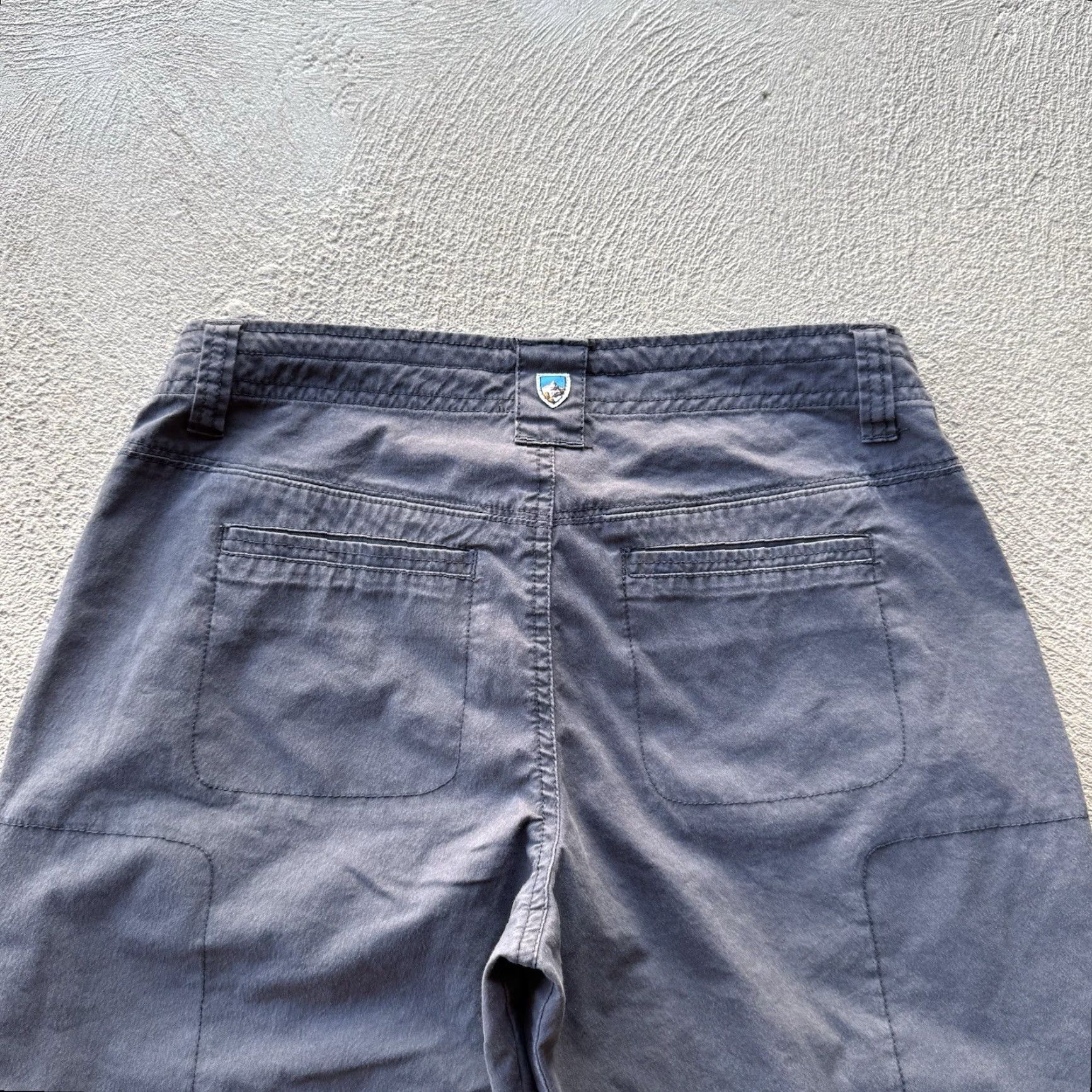 Vintage Kuhl Pants Women 4 Gray Spire Roll Up Outdoor Hike Climb Basic Stretch Chino Size 27" / US 4 / IT 40 - 4 Thumbnail