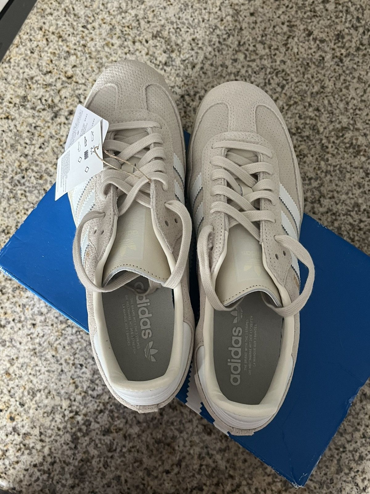 Adidas Adidas Samba OG Wonder white/linen green Size US 9 / EU 42 - 4 Thumbnail