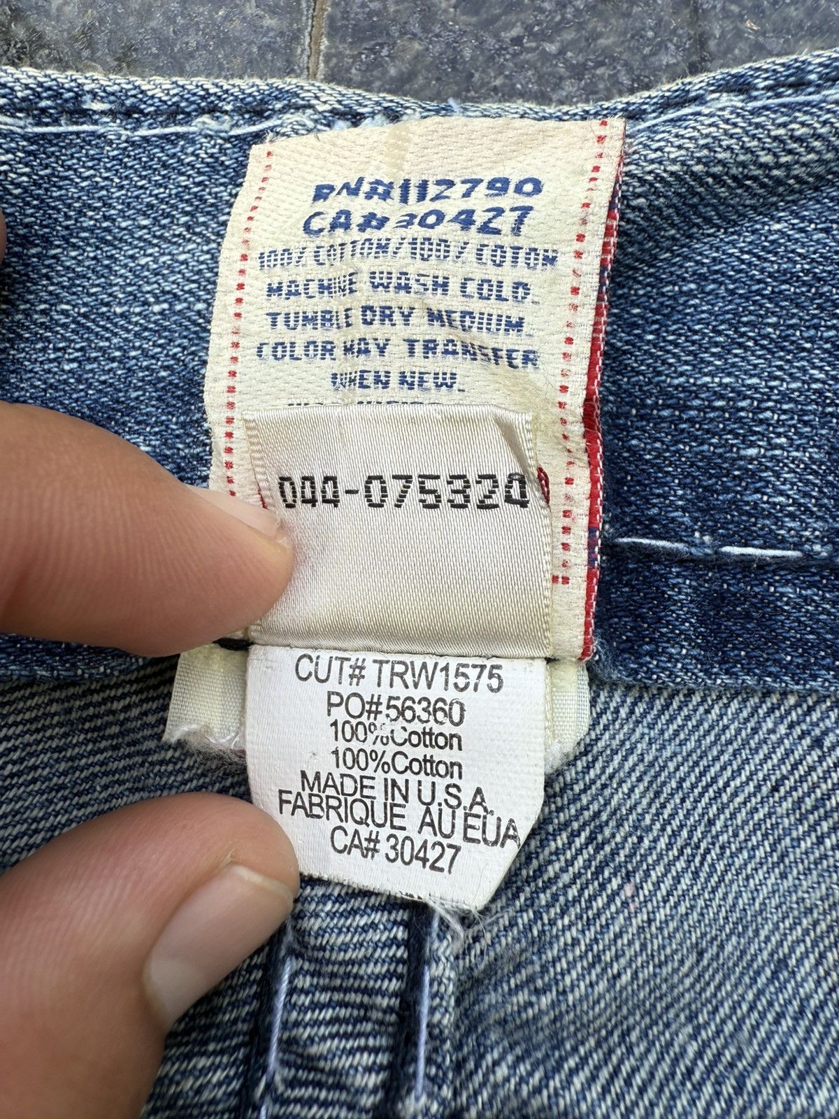 True Religion 90’s TRUE RELIGION RARE VINTAGE POCKET LOGO Y2K DENIM PANTS Size US 32 / EU 48 - 18 Thumbnail