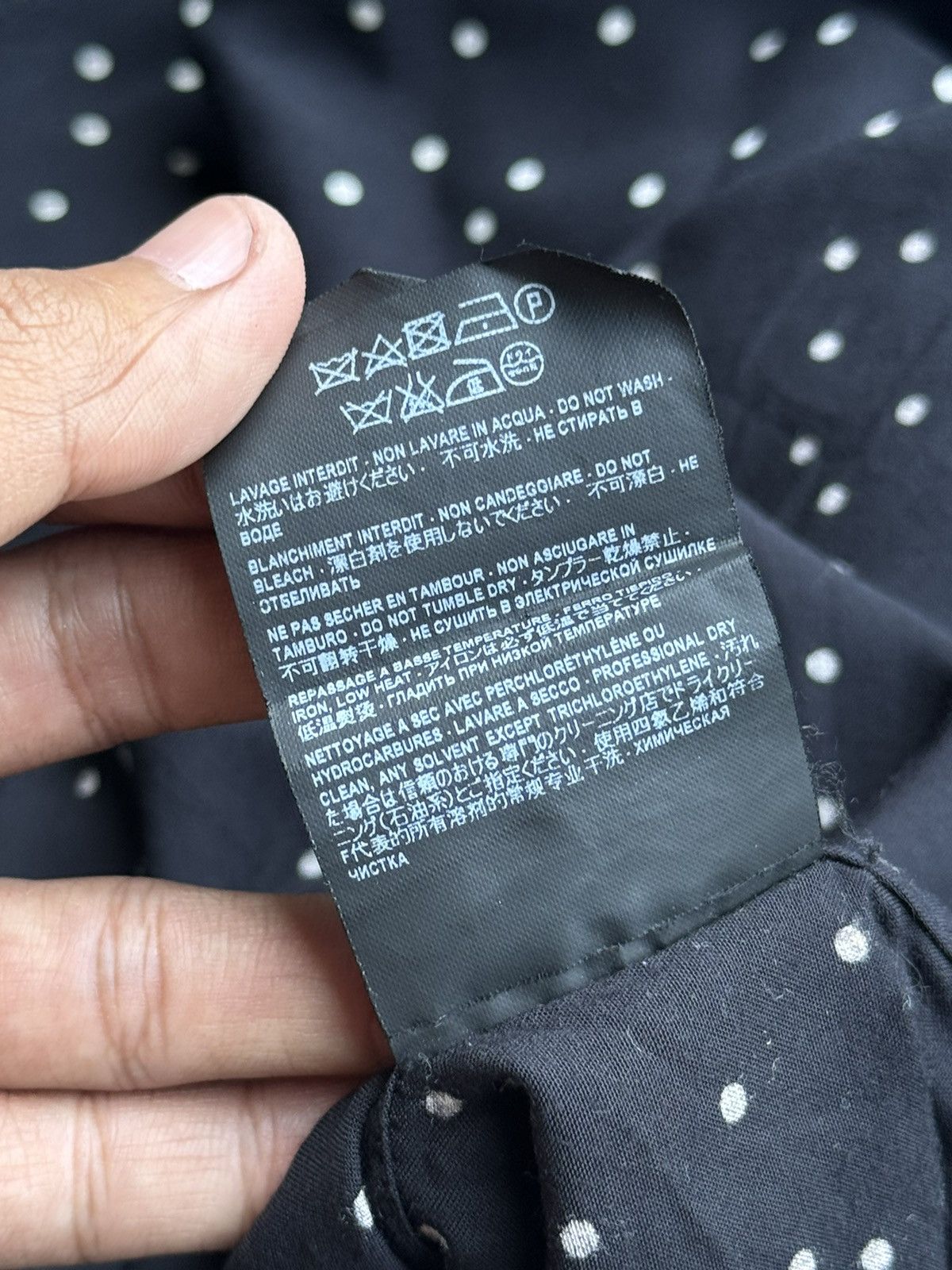 Saint Laurent Paris Saint Laurent Paris Polka dot shirt Size US S / EU 44-46 / 1 - 9 Thumbnail