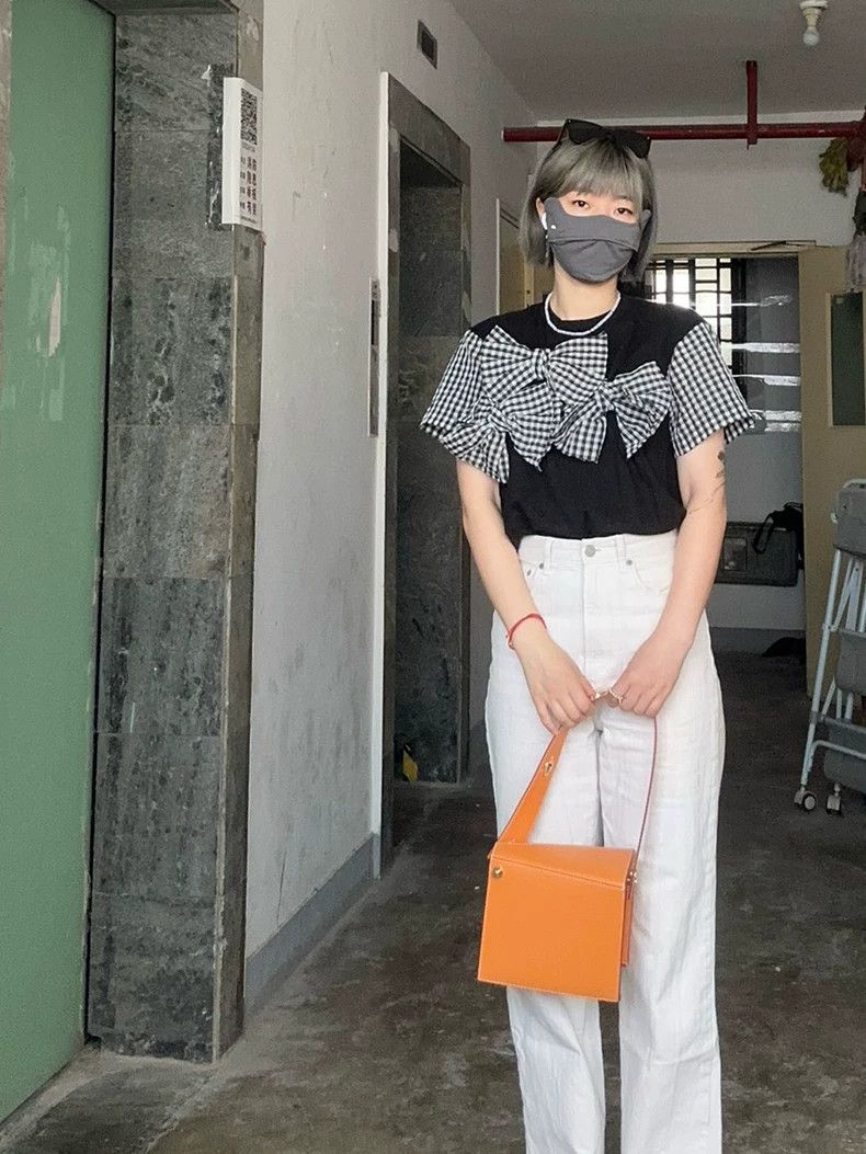 Comme des Garcons Comme Des Garcons Splicing bow short sleeves Size M / US 6-8 / IT 42-44 - 7 Thumbnail