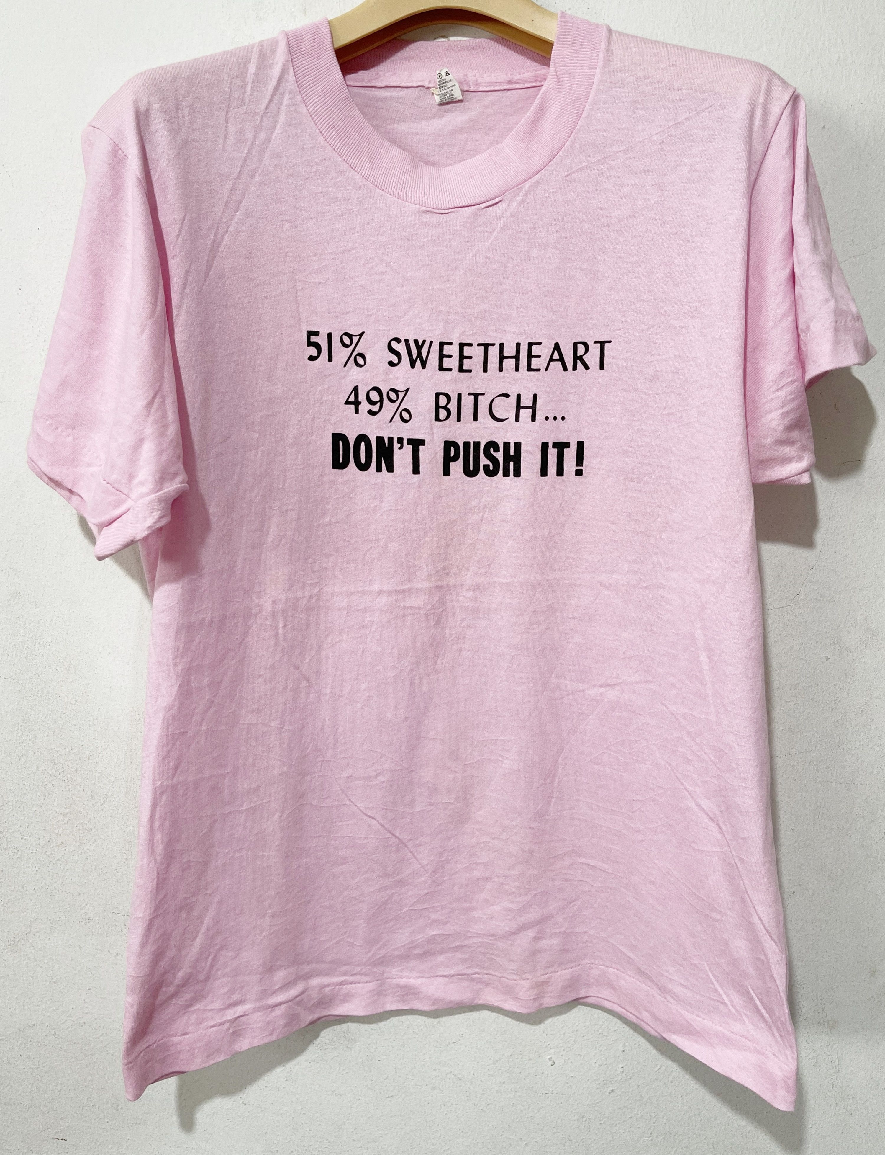 Arts & Science × Vintage Vintage 90s Saying Shirt Size US M / EU 48-50 / 2 - 1 Thumbnail