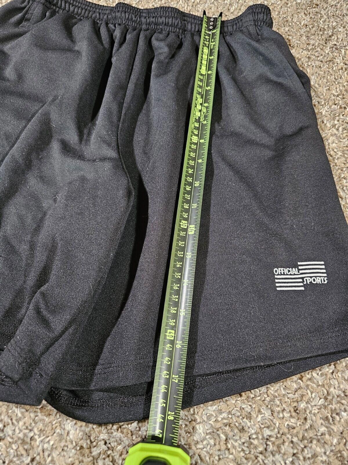 Designer US SOCCER FEDERATION Referee Program Black soccer shorts Size ONE SIZE - 6 Thumbnail