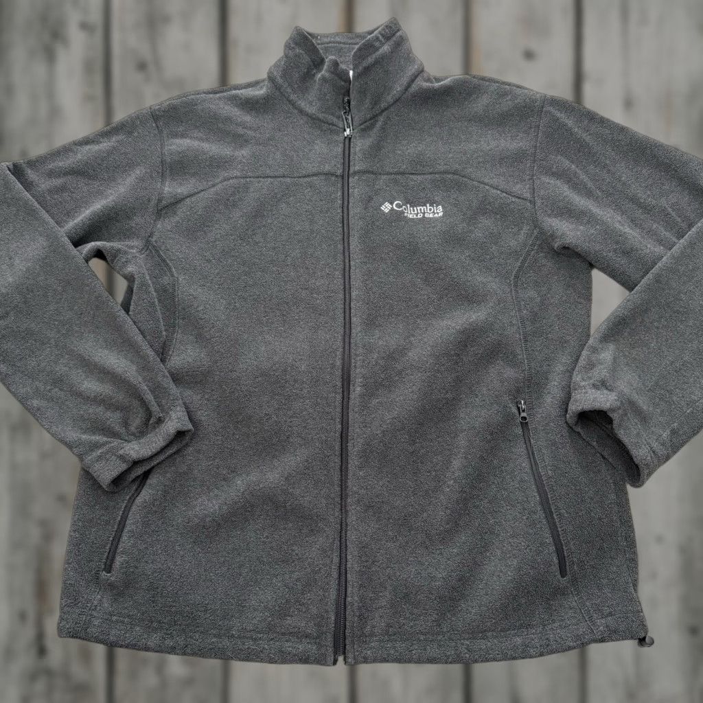 Vintage Columbia Field Gear Jacket Mens Large Gray Full Zip Pockets Fleece Outdoors Outdoor Activewear Casual Workwear 90s (no, can't include 90s) Size US L / EU 52-54 / 3 - 1 Thumbnail