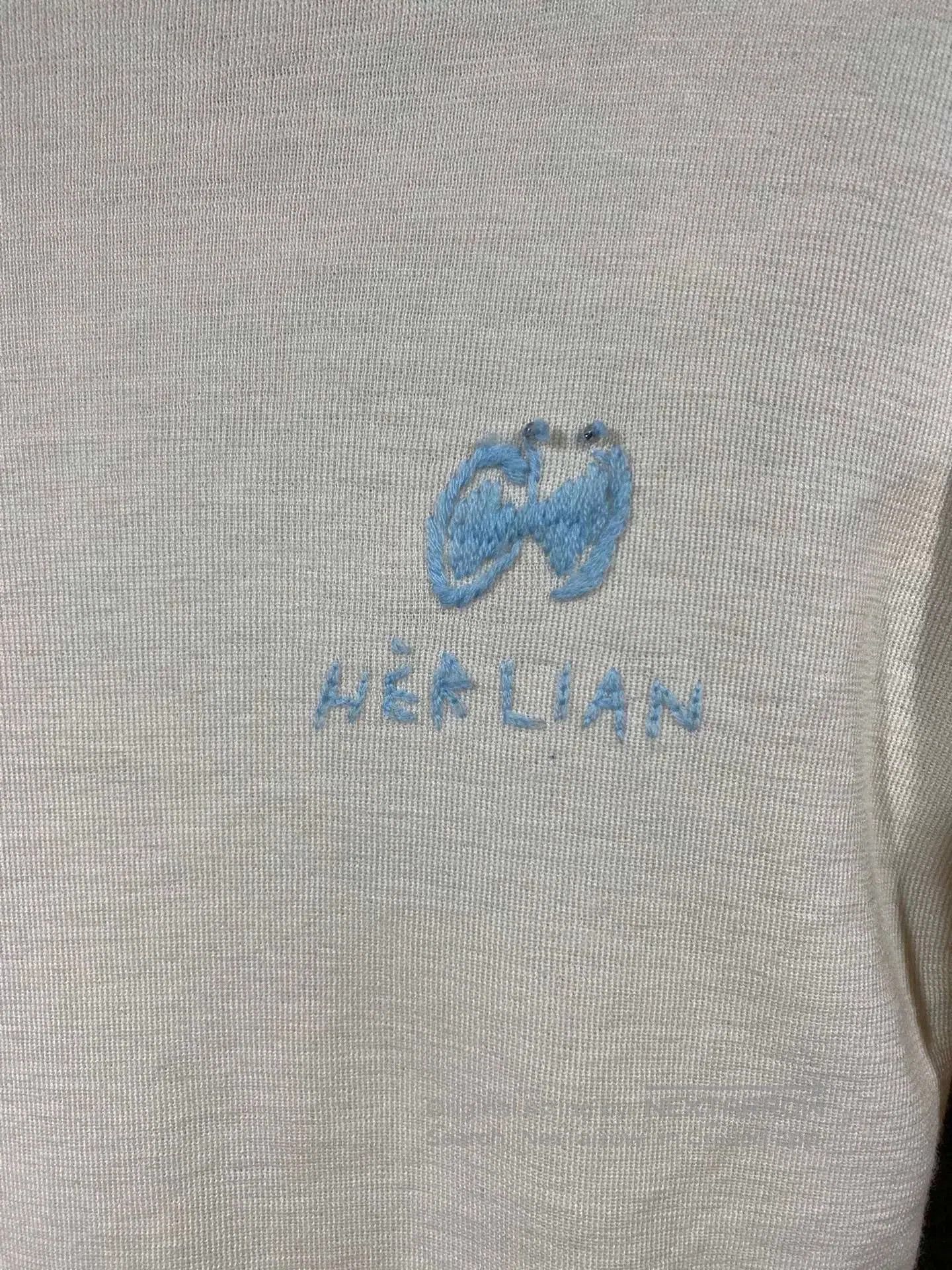 Herill herlian ladies thin knitted sweater. Size S / US 4 / IT 40 - 3 Thumbnail