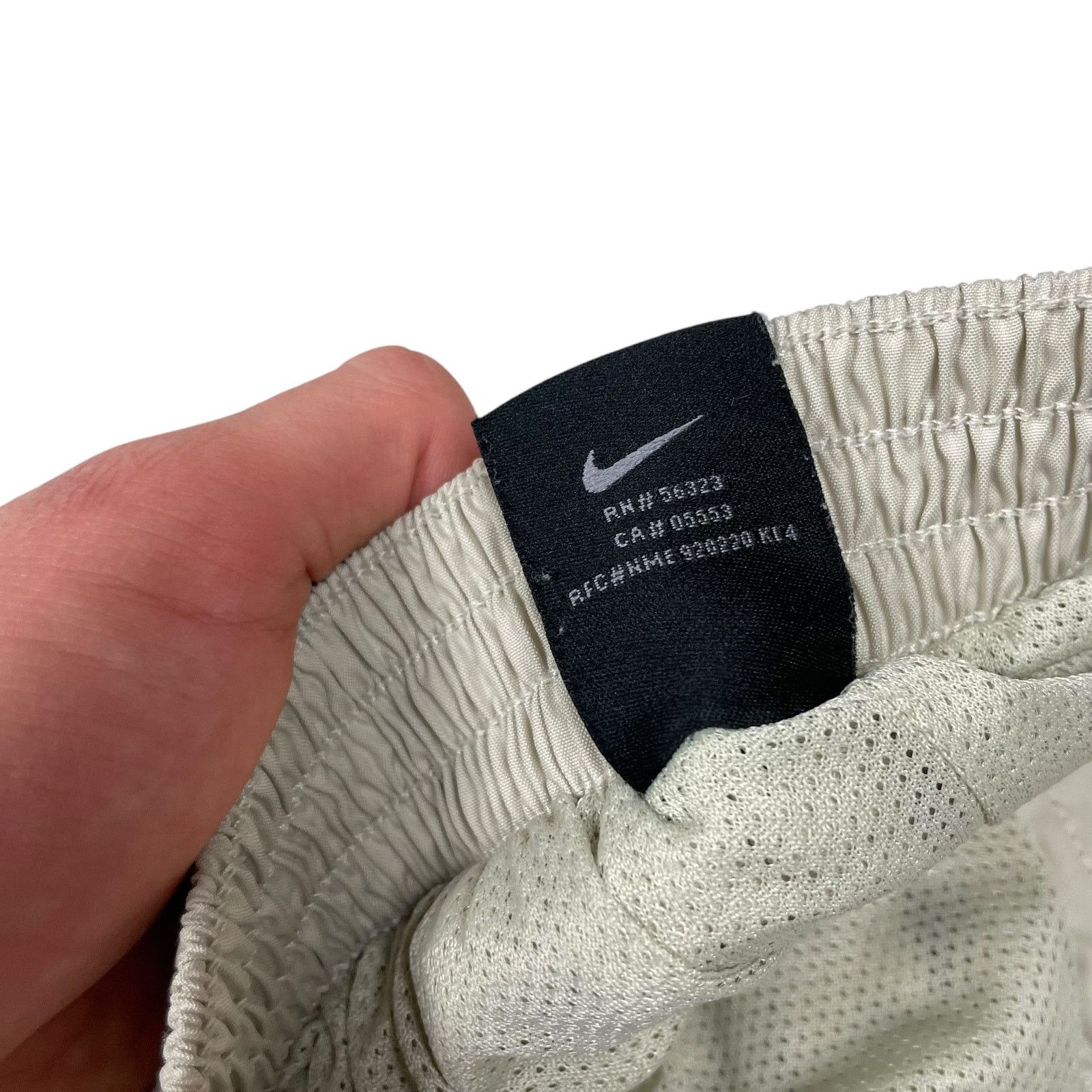 Nike × Vintage Vintage Nike Men's Beige Swoosh Straight Leg Track Pants XS Size US 30 / EU 46 - 10 Thumbnail