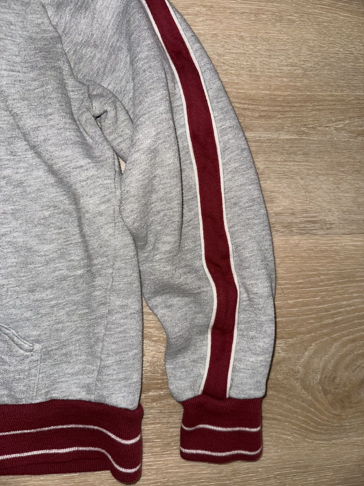 Nike × Vintage Vintage 70’s Nike Spellout Zip Up Hoodie Size US S / EU 44-46 / 1 - 5 Thumbnail