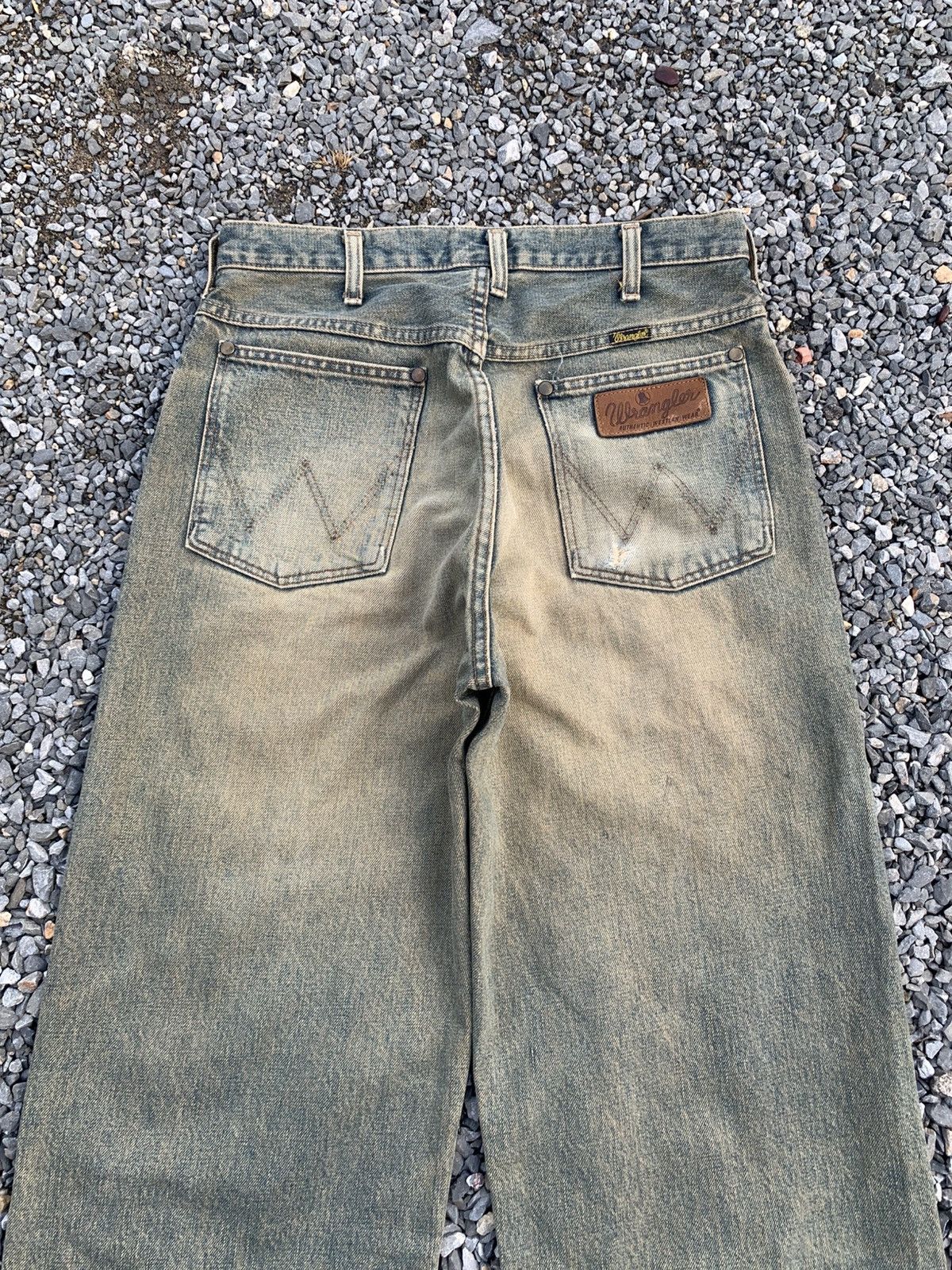 Kapital VINTAGE WRANGLER SELVEDGE BAGGY RUSTY DISTRESSED DENIM Size US 30 / EU 46 - 8 Thumbnail