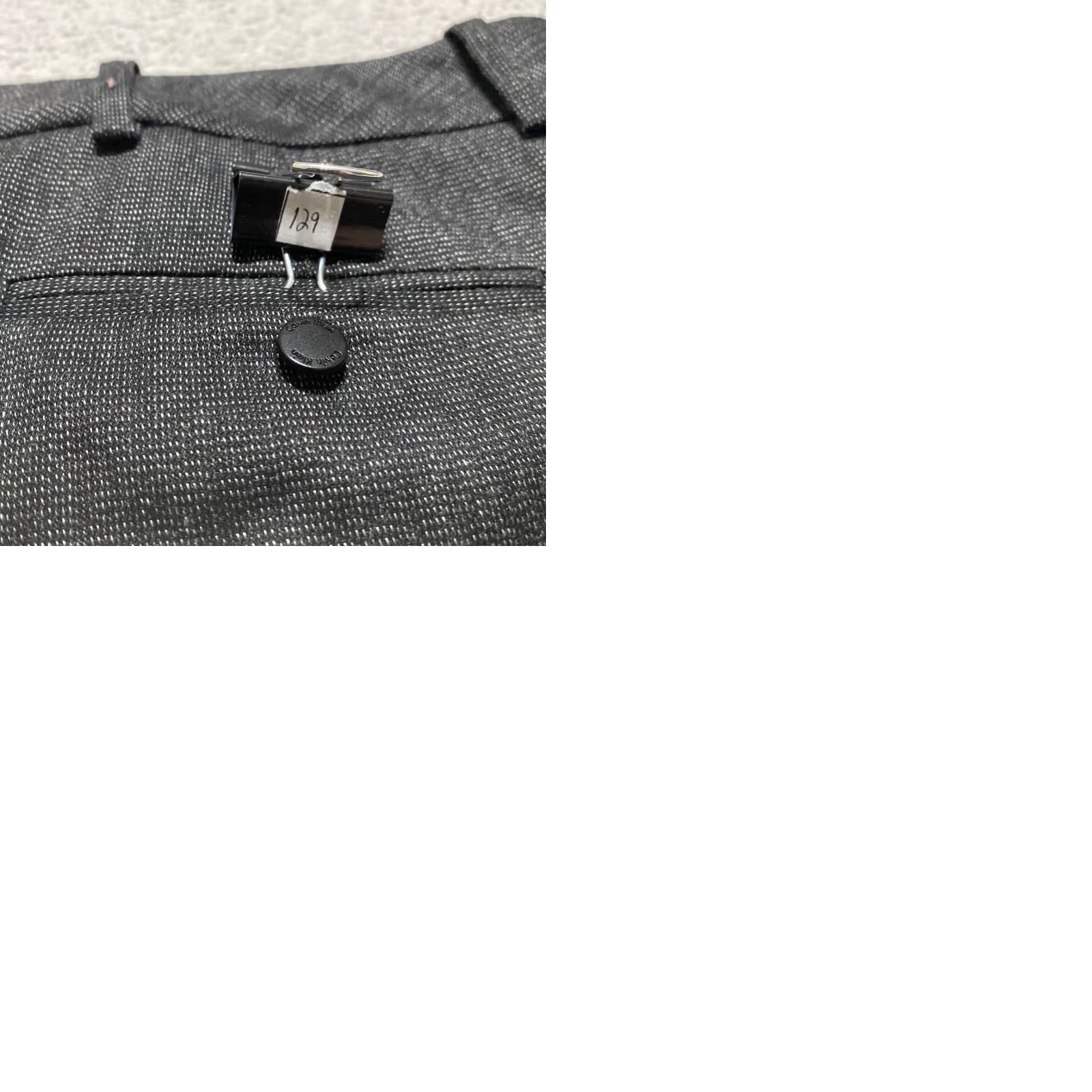 Calvin Klein Calvin Klein Dress Pants Womens Gray Flared Mid Rise Petite 4P Size 27" / US 4 / IT 40 - 9 Thumbnail