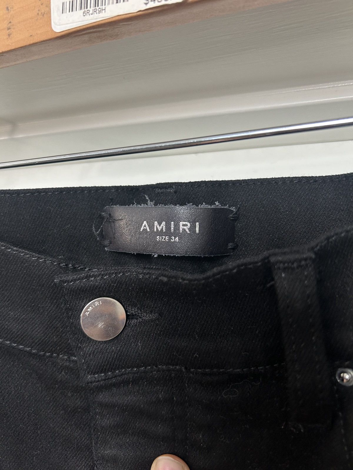 Amiri AMIRI Track Stripe red suede Jeans black mx1 Size US 34 / EU 50 - 6 Thumbnail