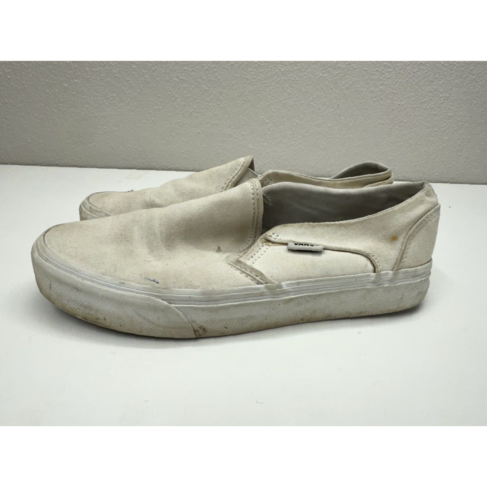 Vans Vans Off The Wall Sneakers Women Size 7.5 White Skateboard Slip On Size US 8 / IT 38 - 5 Thumbnail
