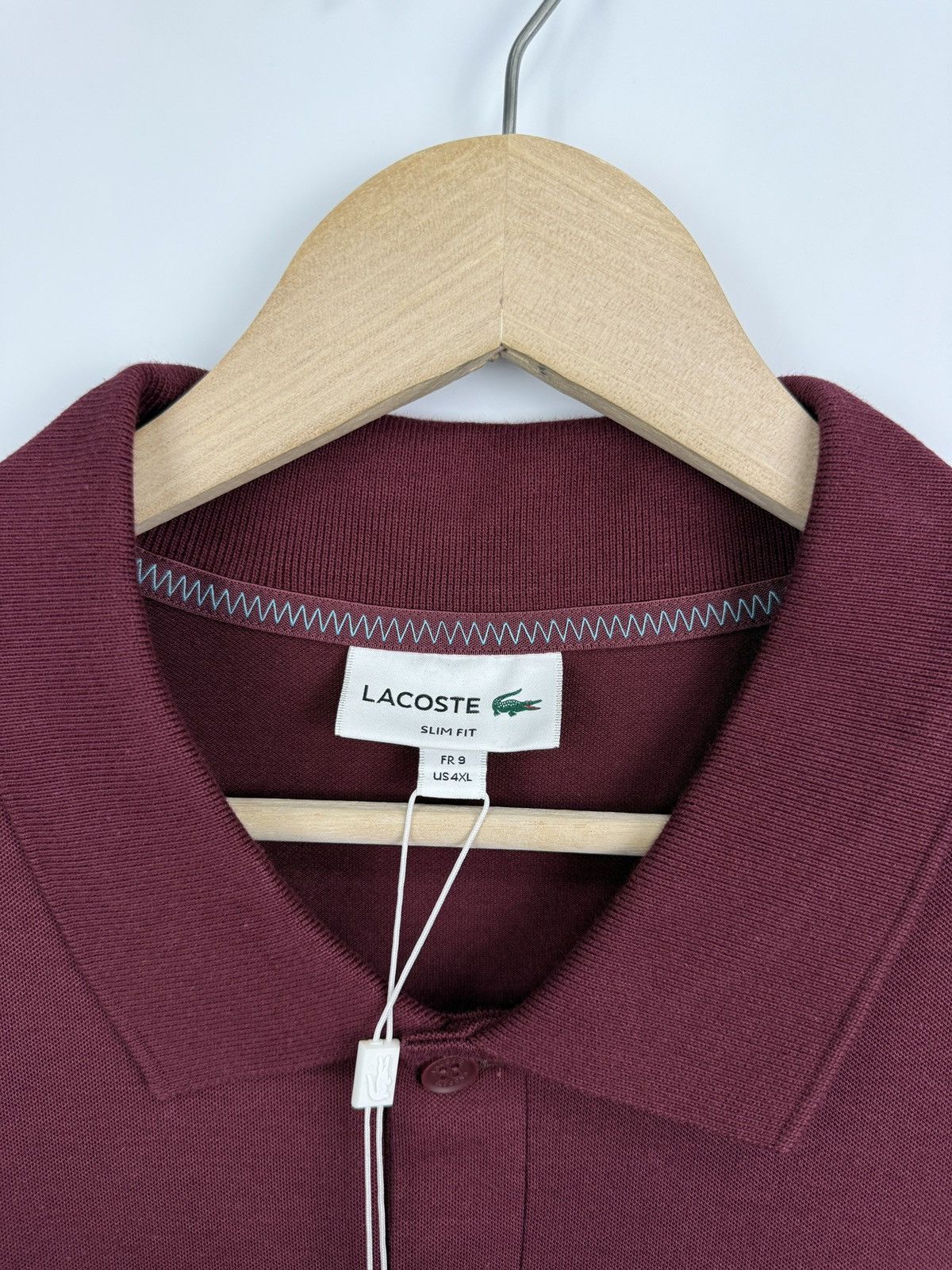 Lacoste 🇫🇷 NEW❗️ Lacoste Slim Fit Polo T-Shirt Made in France Rare Size US XXL / EU 58 / 5 - 12 Thumbnail