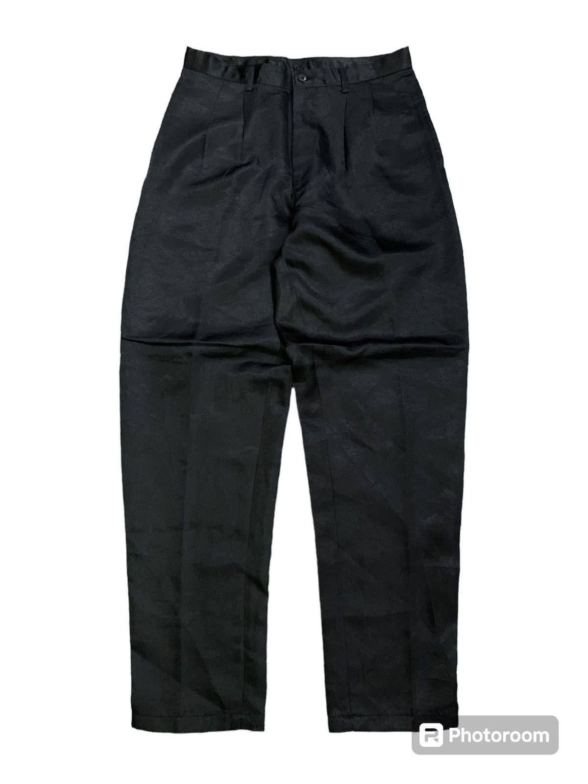 Yohji Yamamoto 💥Vintage Japanese Brand Slack Style Yohji Pant Size US 29 - 4 Thumbnail