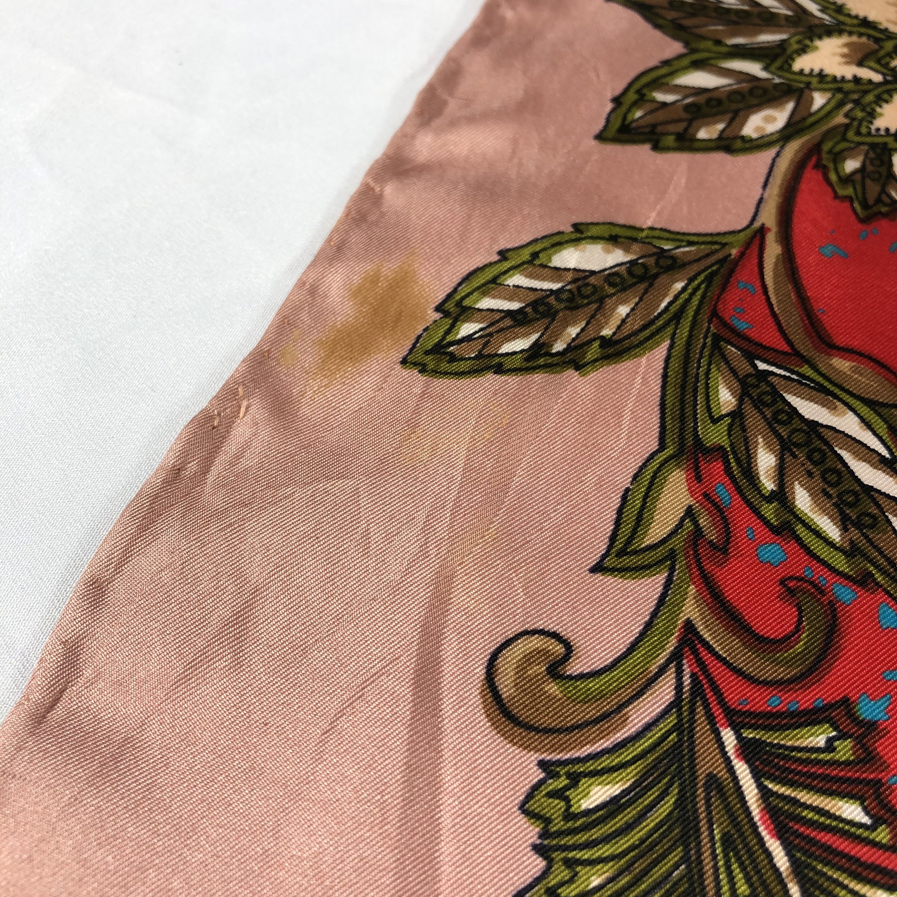 Vintage Vintage Silk Scarf Size ONE SIZE - 9 Thumbnail