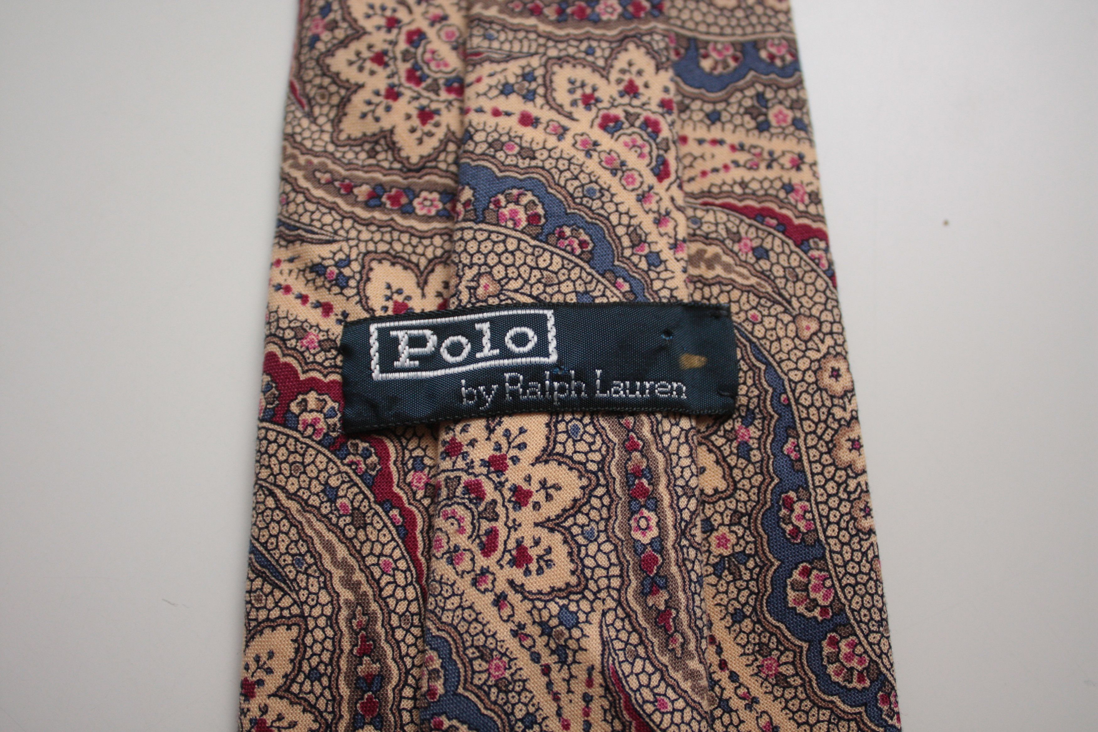 Polo Ralph Lauren Polo Ralph Lauren Abstract Multicolor Tie Made In USA Size ONE SIZE - 2 Thumbnail