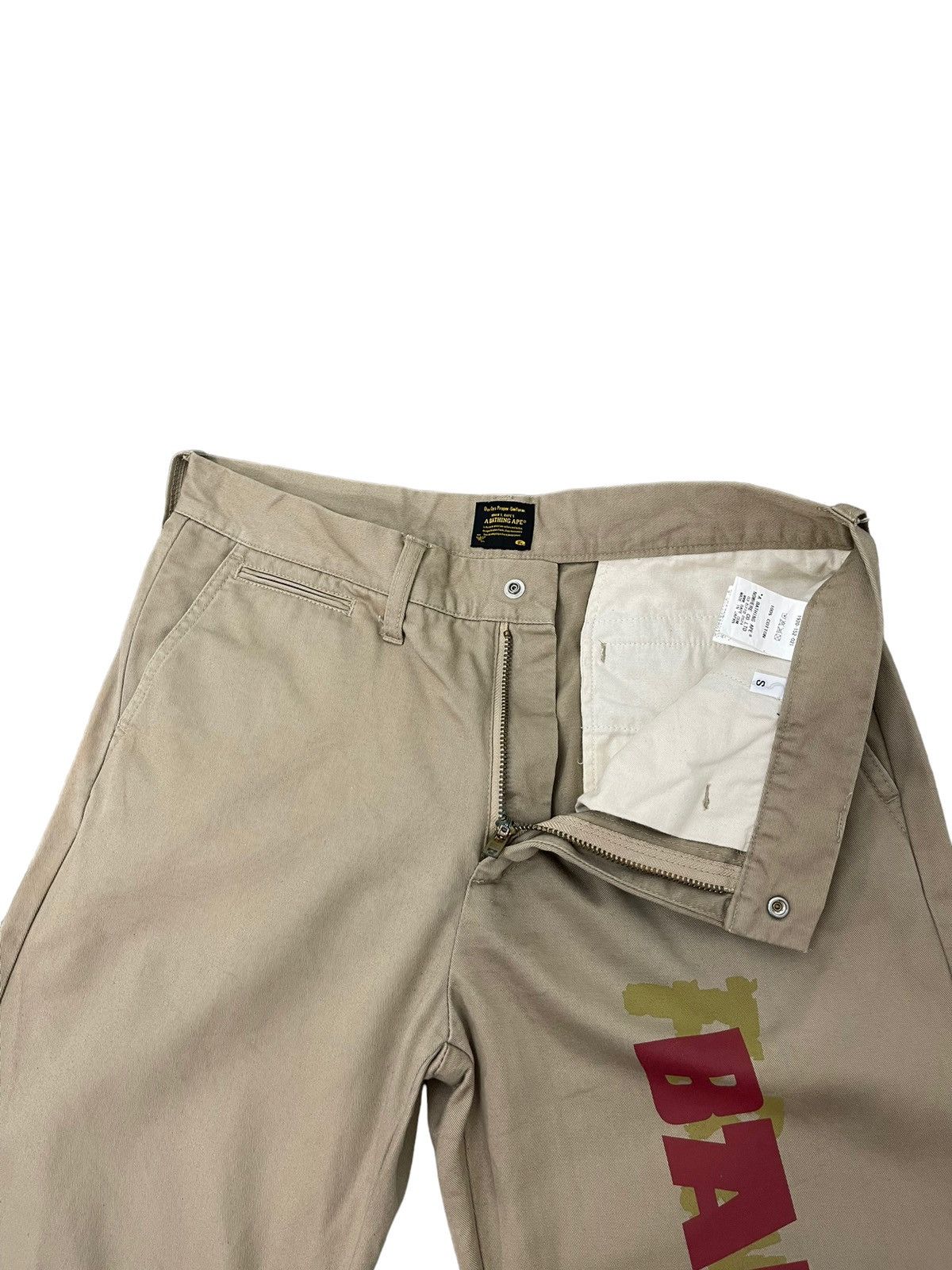 Bape Bape Nigo Era Khaki Pant Fire Walker Regular Straight 7🟦7 Size US 32 / EU 48 - 10 Thumbnail