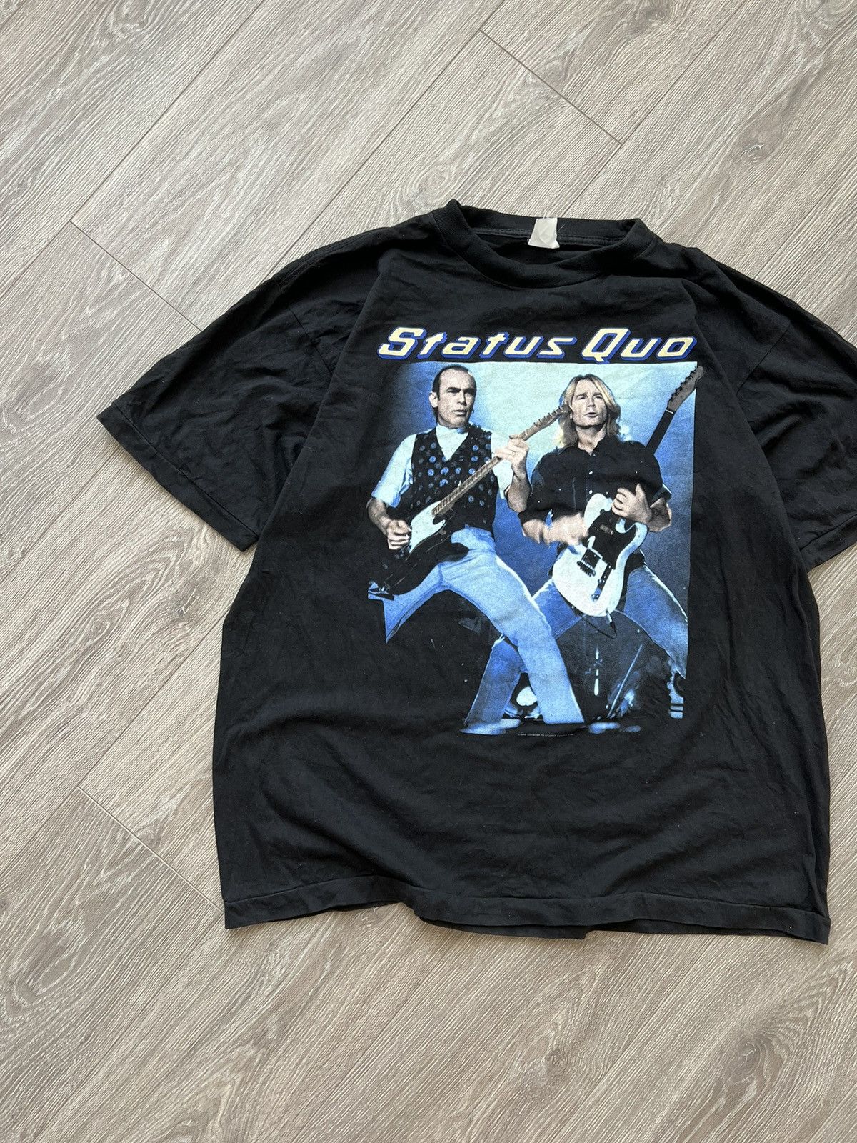 Band Tees × Vintage 1993 Vintage 💥 Status Quo Band Tee Shirt Size US XL / EU 56 / 4 - 3 Thumbnail