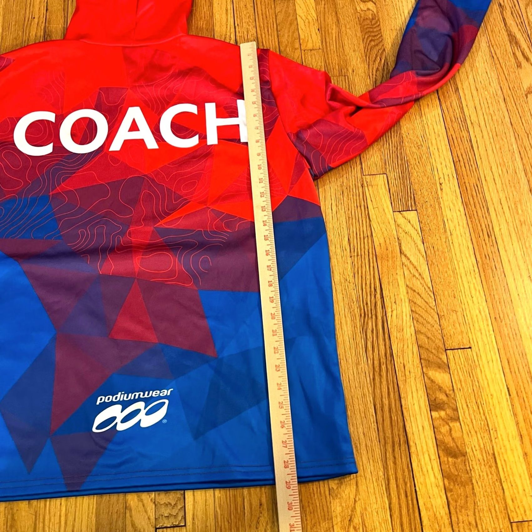 Coach Podium Wear Hoodie Adult XL Red Coach NICA Sweatshirt Performance Size US XL / EU 56 / 4 - 5 Thumbnail