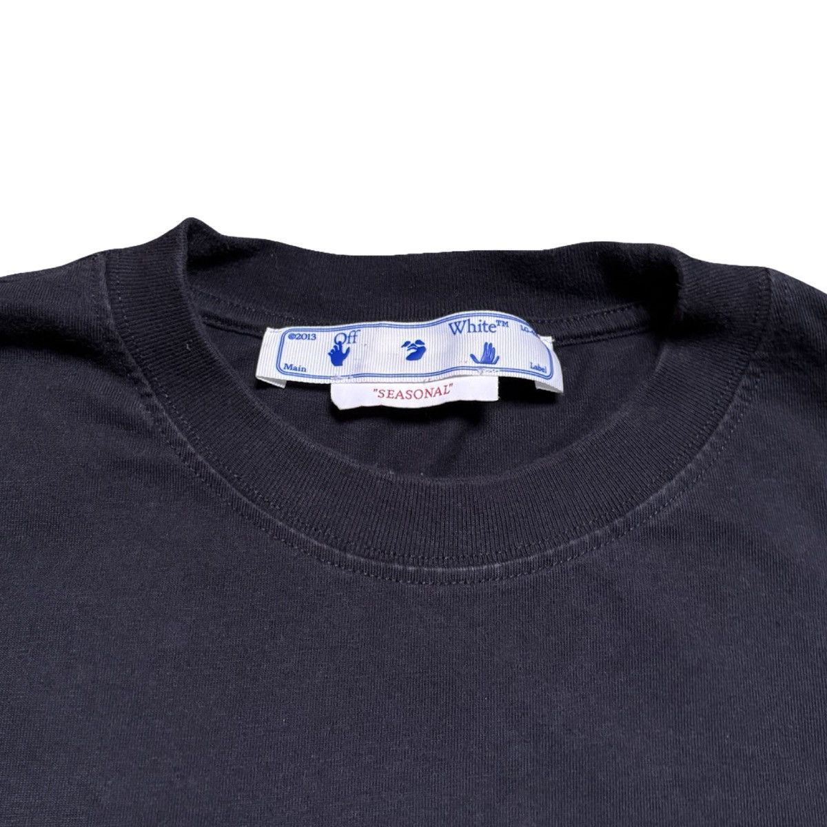 Off-White OFF-WHITE Off-White Men Chain Arr Slim S/S Tee Black White Size US S / EU 44-46 / 1 - 5 Thumbnail