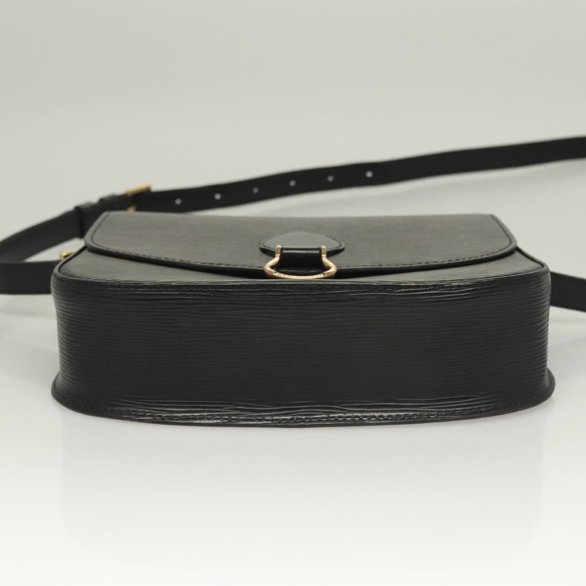 Louis Vuitton LOUIS VUITTON Epi Saint Cloud GM Shoulder Bag Black Noir Size ONE SIZE - 13 Thumbnail