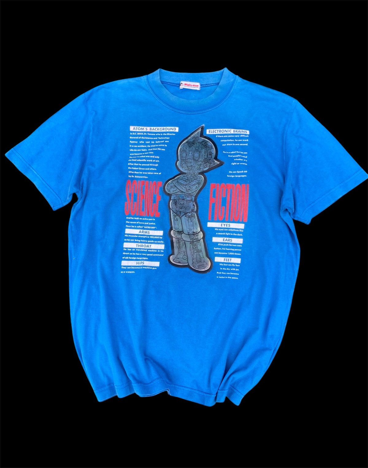 Anime × Cartoon Network × Vintage Vintage Astro Boy Hologram Manga Anime Tee Mighty Atom Size US M / EU 48-50 / 2 - 1 Thumbnail