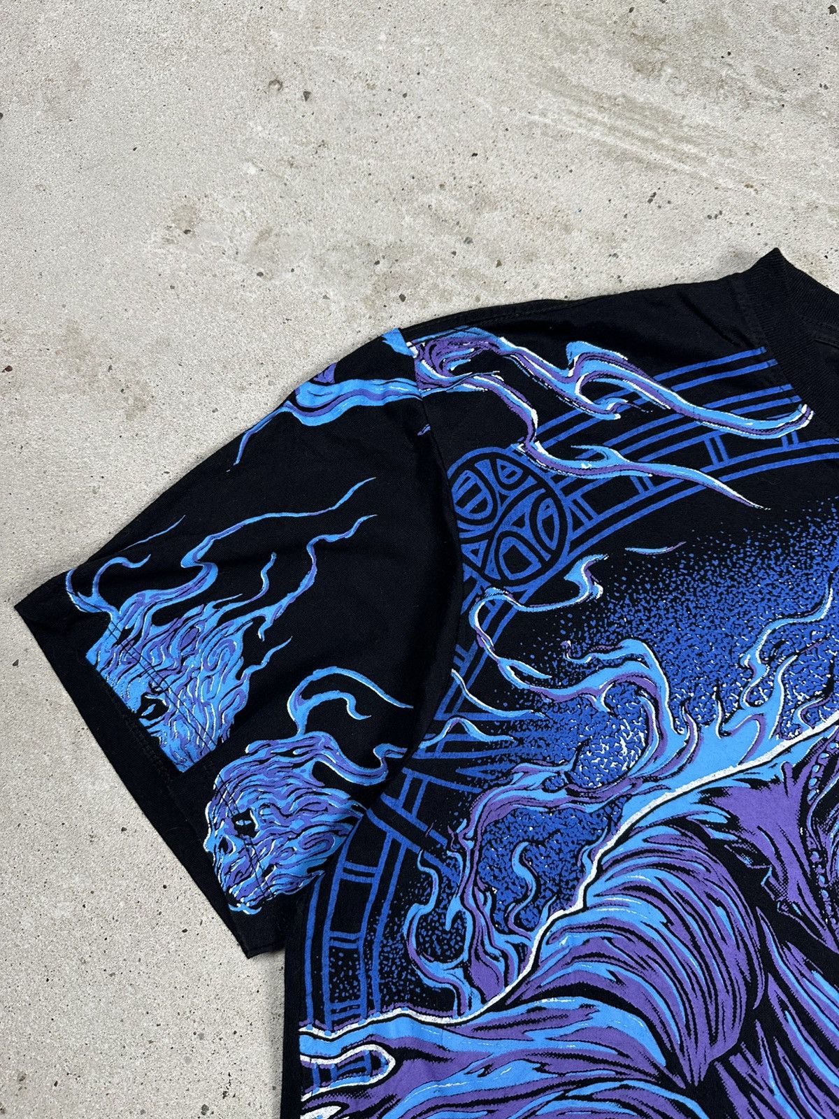 Vintage Vintage Y2K All Over Print Wizard Graphic Tee Movie Promo Size US M / EU 48-50 / 2 - 11 Thumbnail