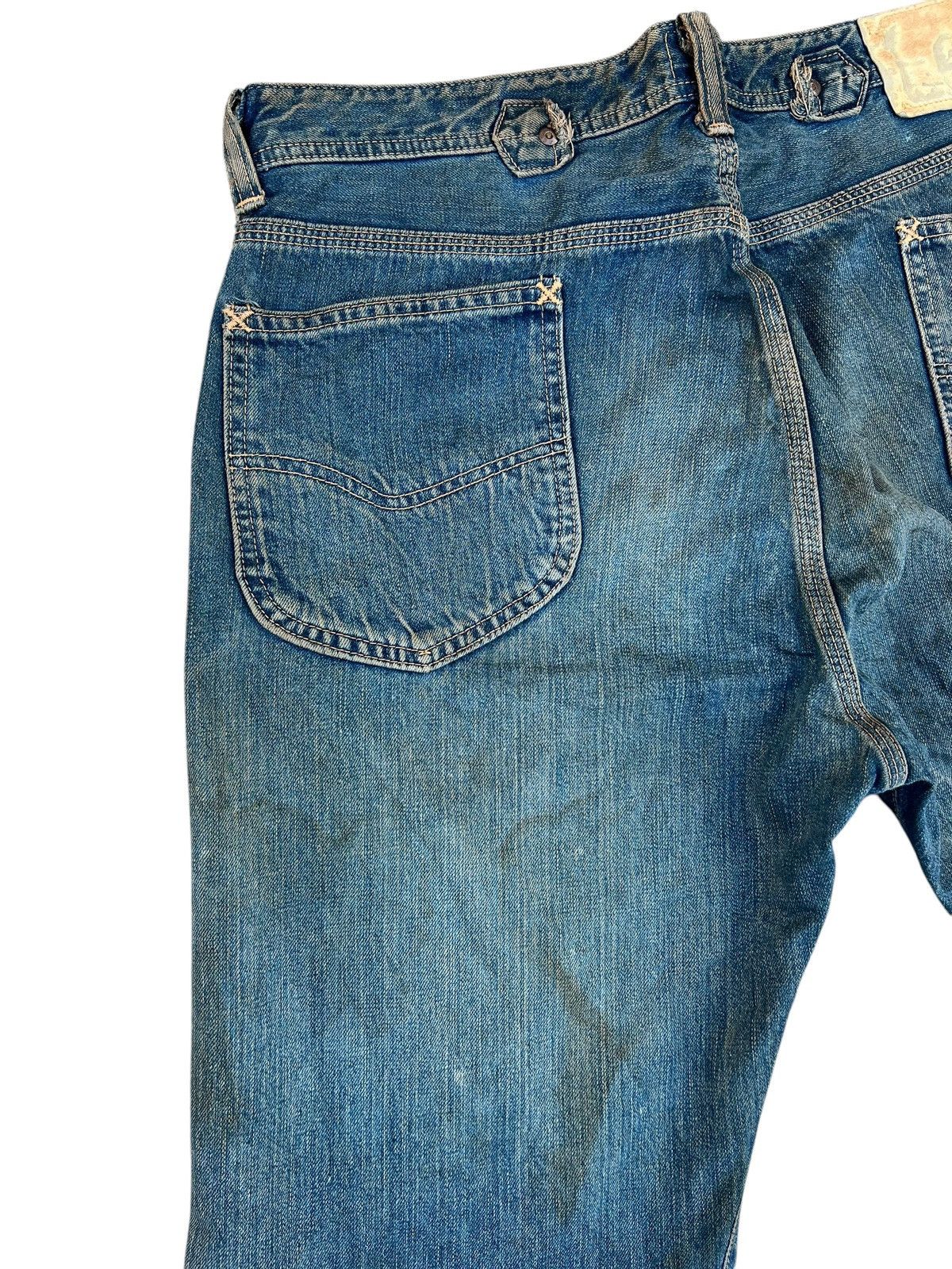 Lee Vintage 90s Lee Cowboy Mud Denim Selvedge Jeans Size US 33 - 16 Thumbnail