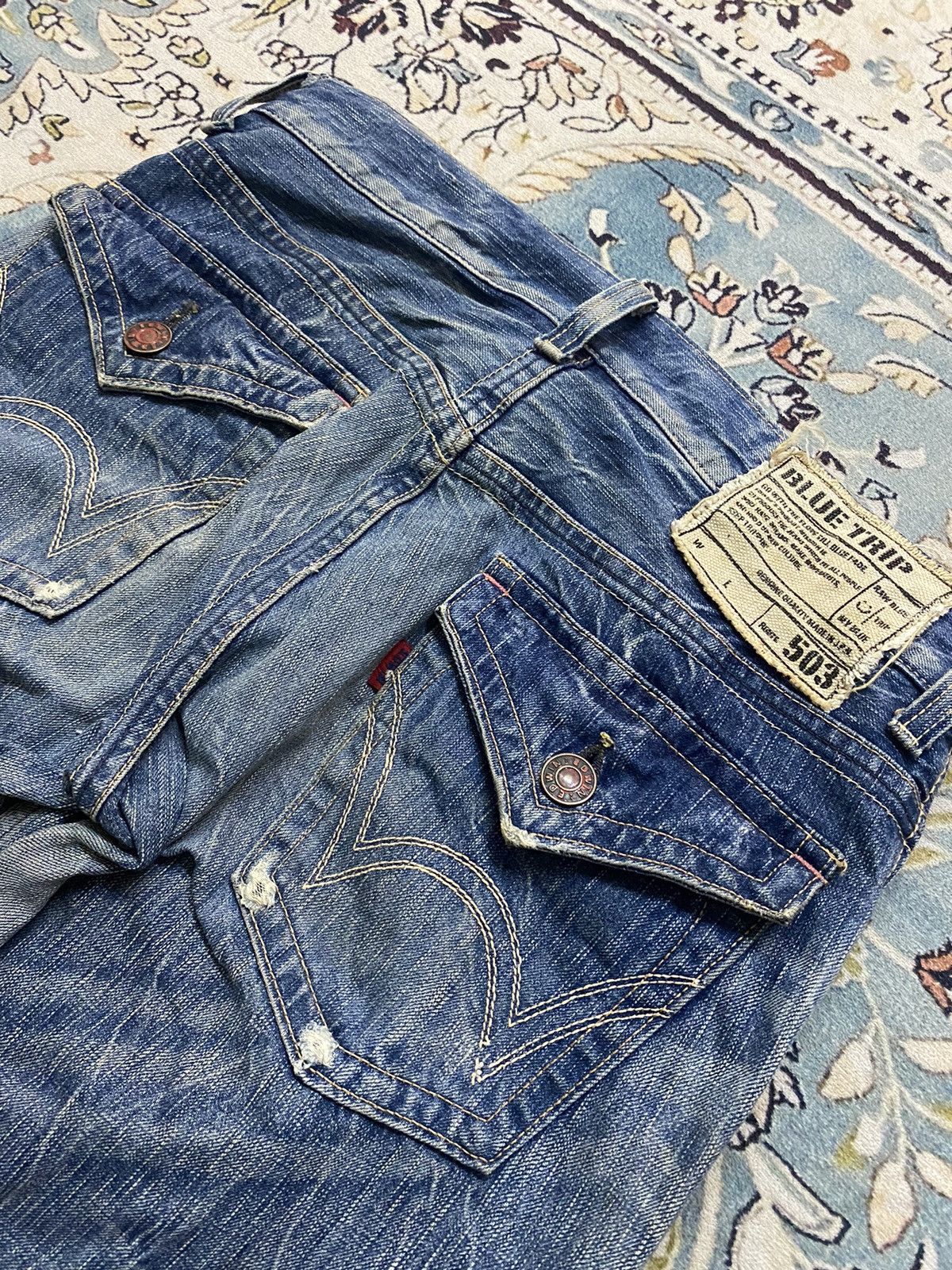 Edwin × Japanese Brand 🔥 Flared jeans X Edwin Blue Trip Size US 32 / EU 48 - 8 Thumbnail