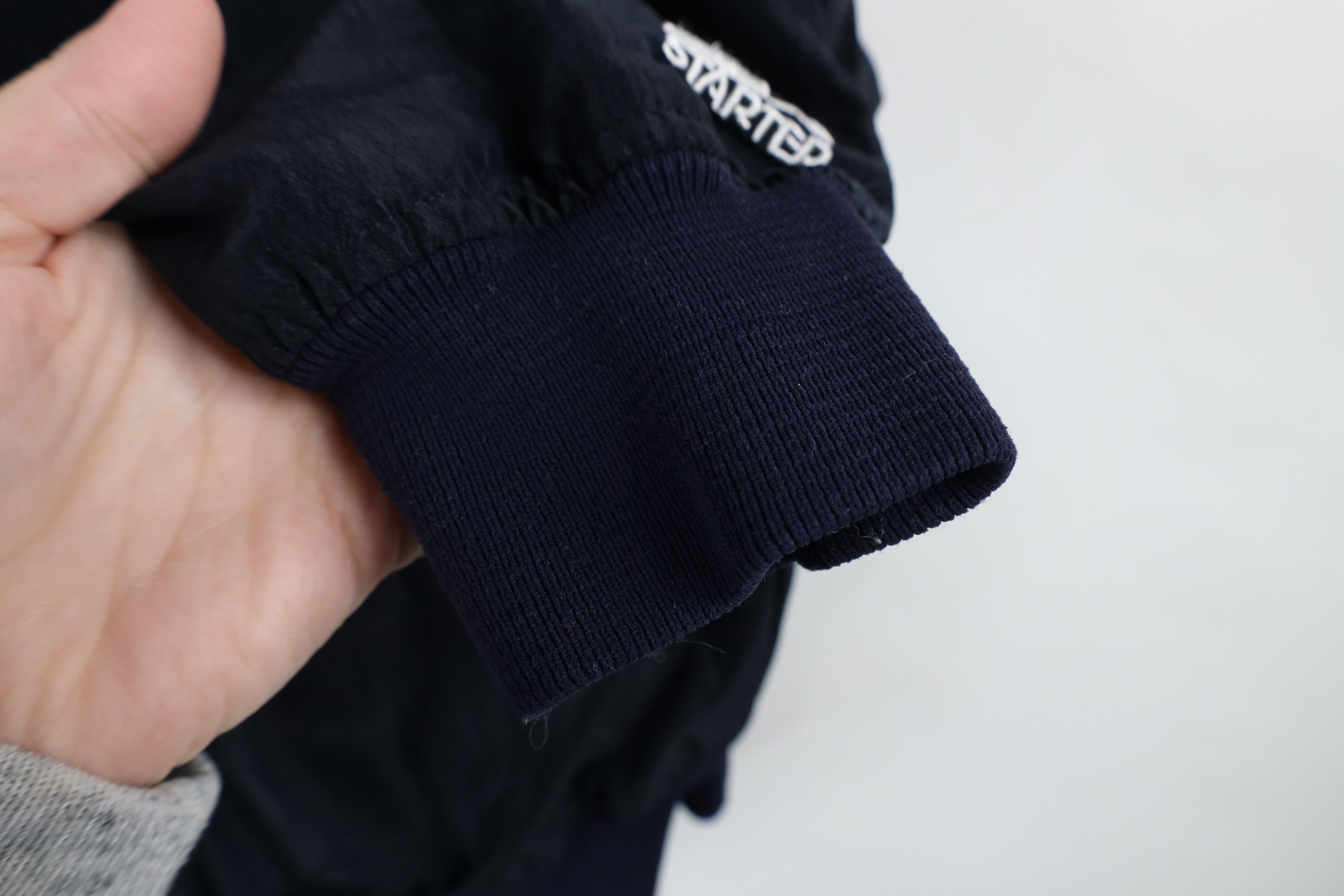 Starter × Vintage Vintage 90s Starter Blank Pullover Windbreaker Jacket Blue Size US M / EU 48-50 / 2 - 5 Thumbnail