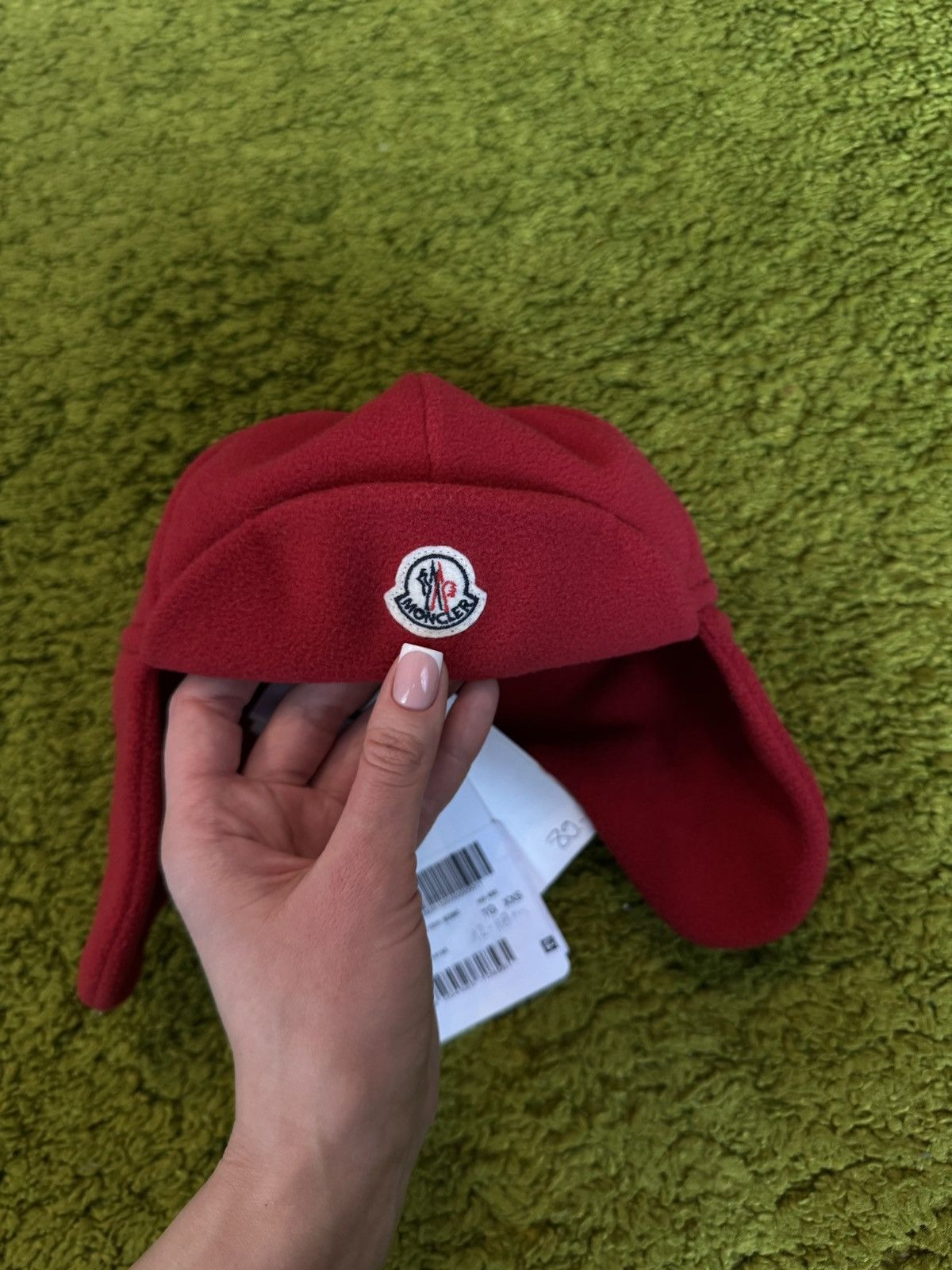 Designer × Moncler × Moncler Grenoble Moncler NWT fleece Ushanka trapper checker hat Size ONE SIZE - 3 Thumbnail