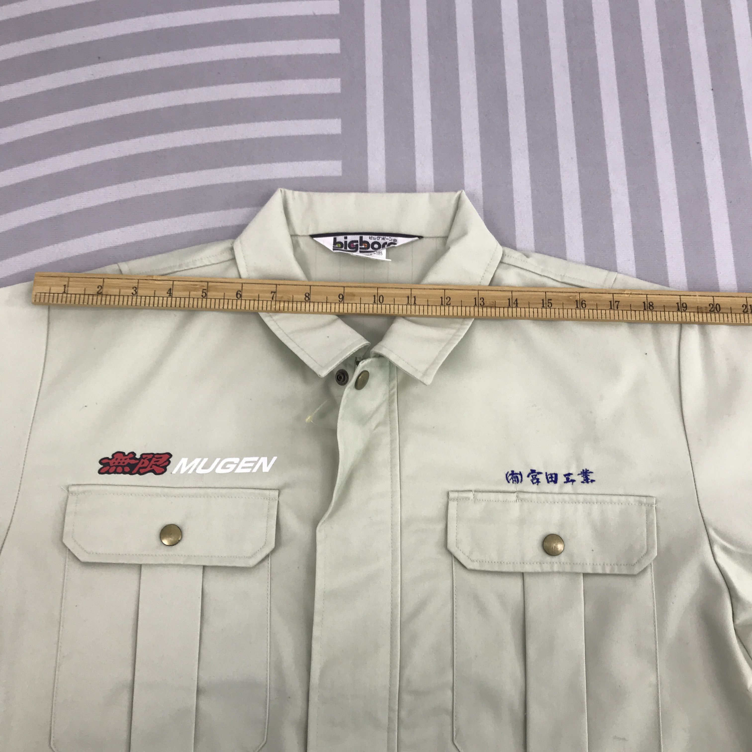 Japanese Brand × Vintage Vintage Honda Mugen Racing power work uniform custom Jacket Size US L / EU 52-54 / 3 - 6 Thumbnail