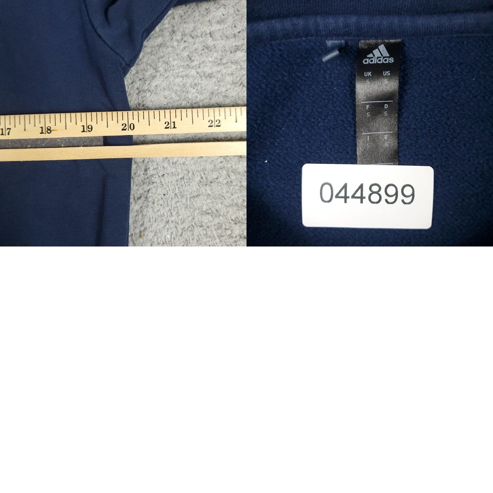 Adidas Adidas Pullover Sweater Adult Small Blue Long Sleeve Logo Crew Neck Mens Cotton Size US S / EU 44-46 / 1 - 8 Thumbnail