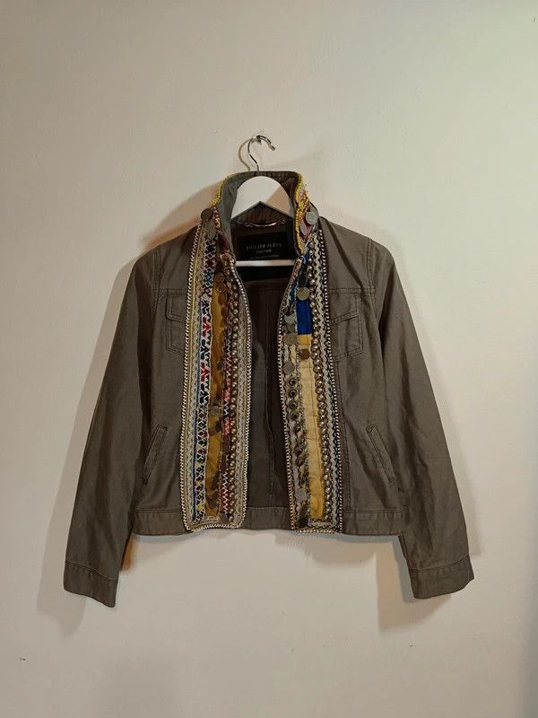 Philipp Plein Philipp Plein Vintage denim jacket limited edition Size US S / EU 44-46 / 1 - 2 Thumbnail