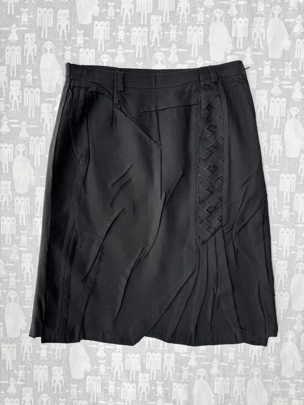 Maison Margiela Maison Martin Margiela AW01 Artisanal Compressed Skirt Size 27" / US 4 / IT 40 - 1 Thumbnail