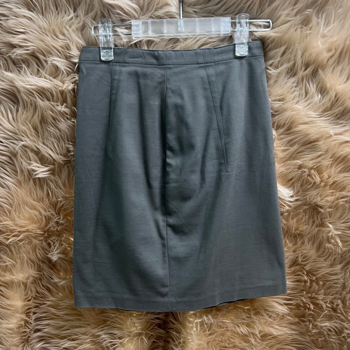 Alexander Wang Alexander Wang bag zipper mini skirt gray Size 26" / US 2 / IT 38 - 1 Thumbnail