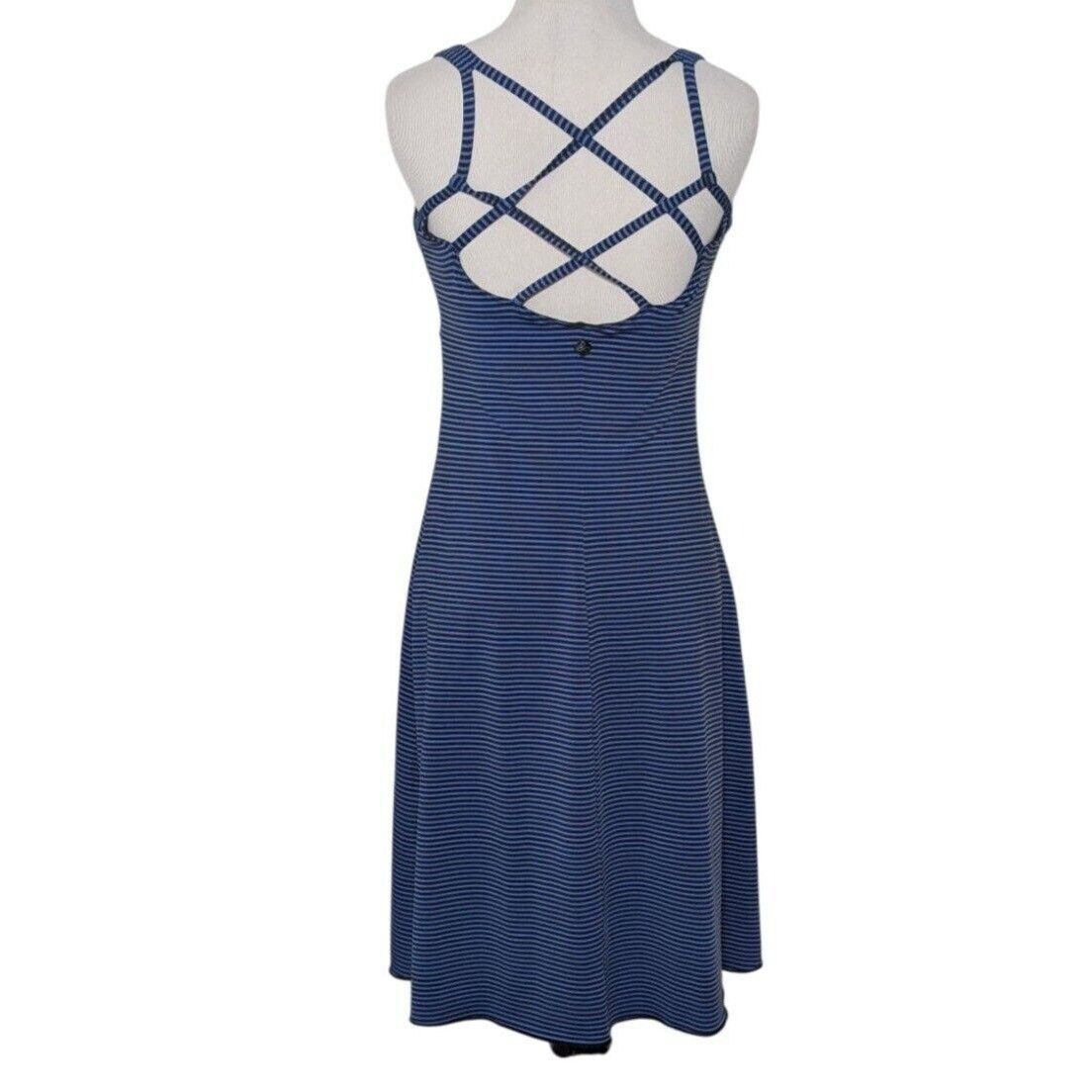 Prana Prana Rebecca Striped Jersey Dress Womens Size Small Blue Size S / US 4 / IT 40 - 6 Thumbnail