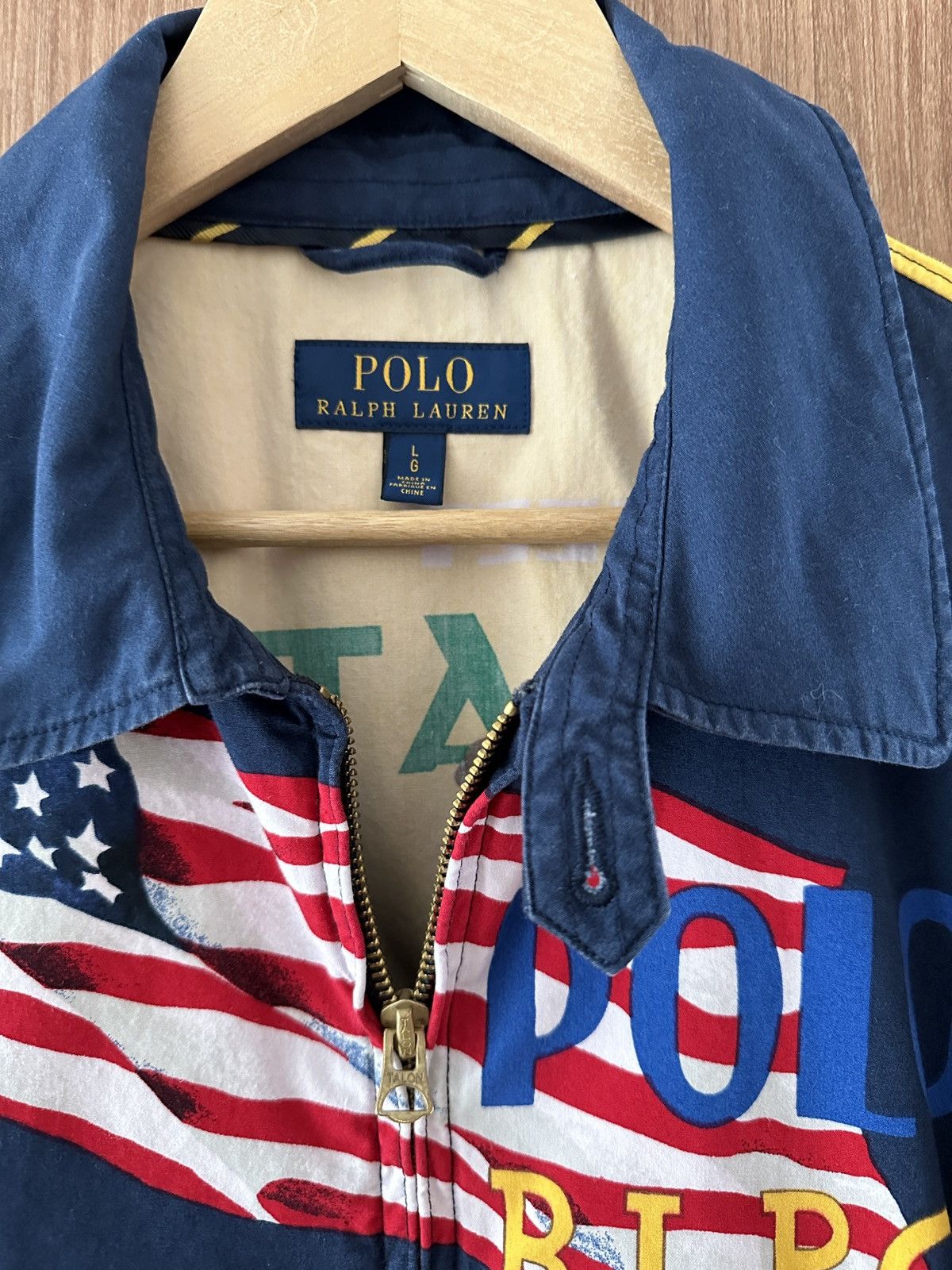 Polo Ralph Lauren Polo Ralph Lauren 1938 Stadium Championship Track Jacket Size US L / EU 52-54 / 3 - 3 Thumbnail