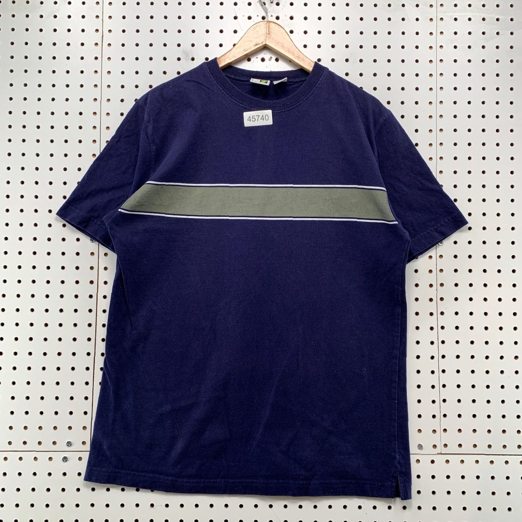 Vintage VINTAGE Energy Zone T-Shirt Mens M Blue Striped Punk Energy Zone Shirt Mens M Blue Striped Punk 90s Concert Skate Goth Size US M / EU 48-50 / 2 - 2 Thumbnail