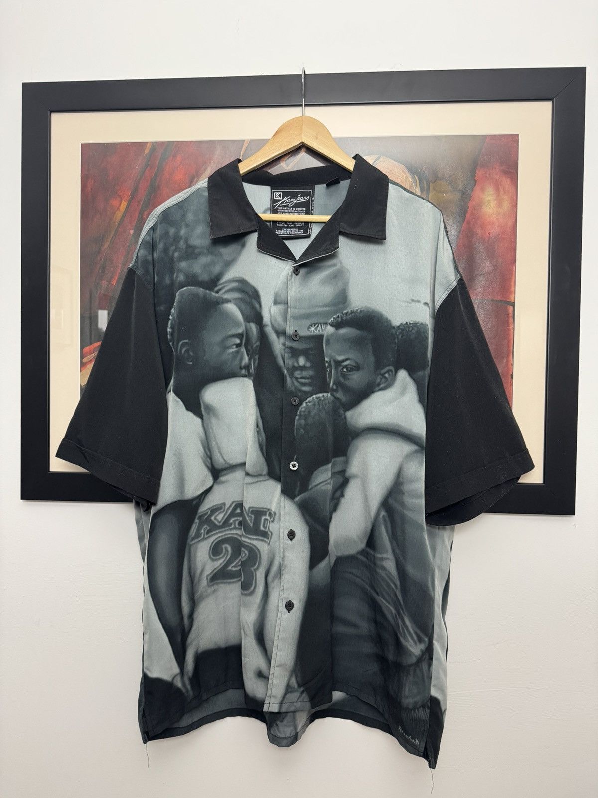 Karl Kani Karl Kani Fullprint Rap Button Up Shirt Rare Vintage 90s Size US XXL / EU 58 / 5 - 1 Thumbnail