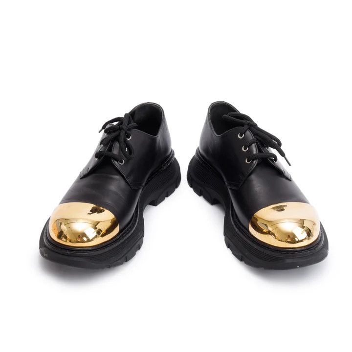 Alexander McQueen o1y1024 Laced Shoes in Black Size US 6 / EU 39 - 2 Thumbnail