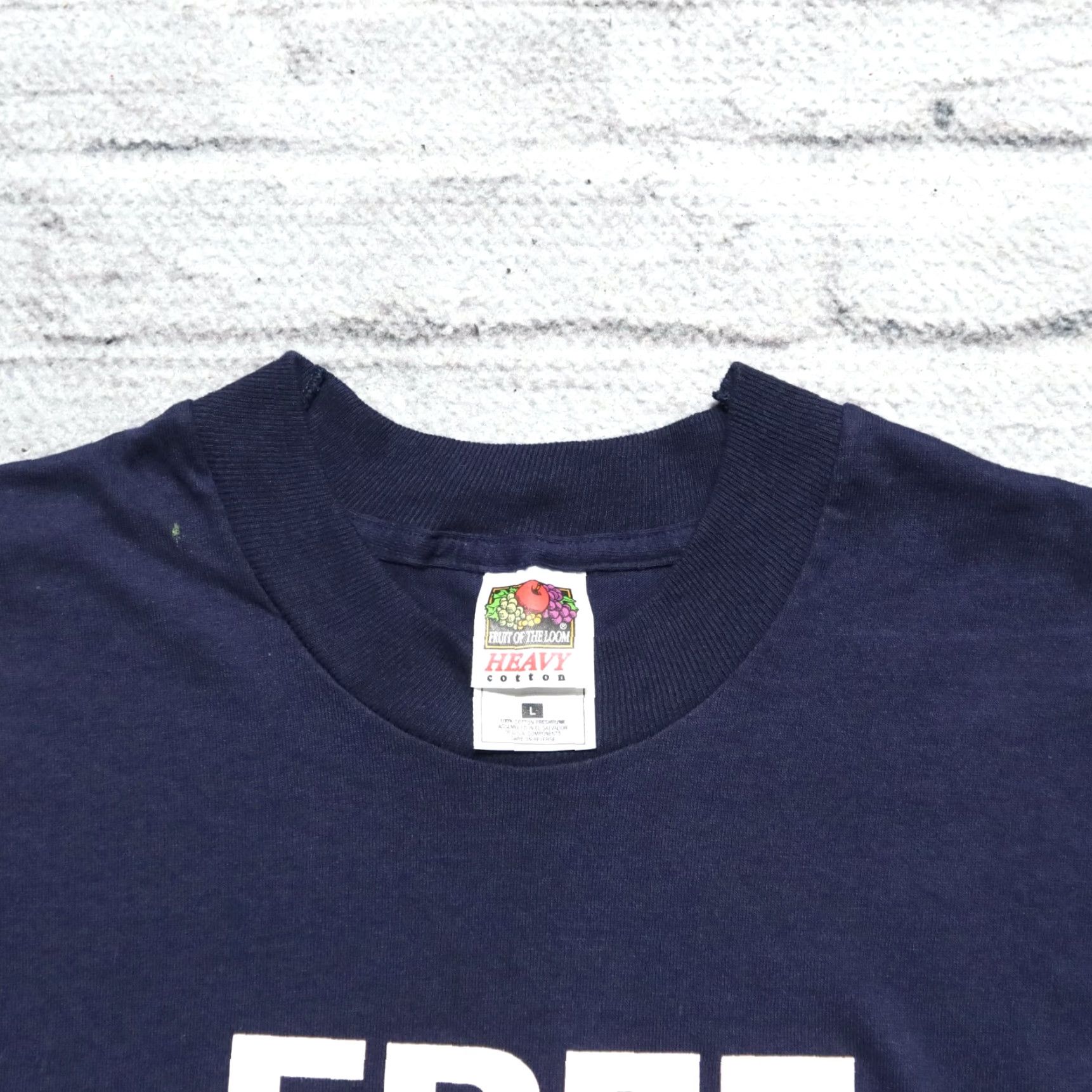 Fruit Of The Loom Vintage Deadstock Tibetan Freedom Concert Shirt Navy L Mens T-Shirt Size US L / EU 52-54 / 3 - 6 Thumbnail