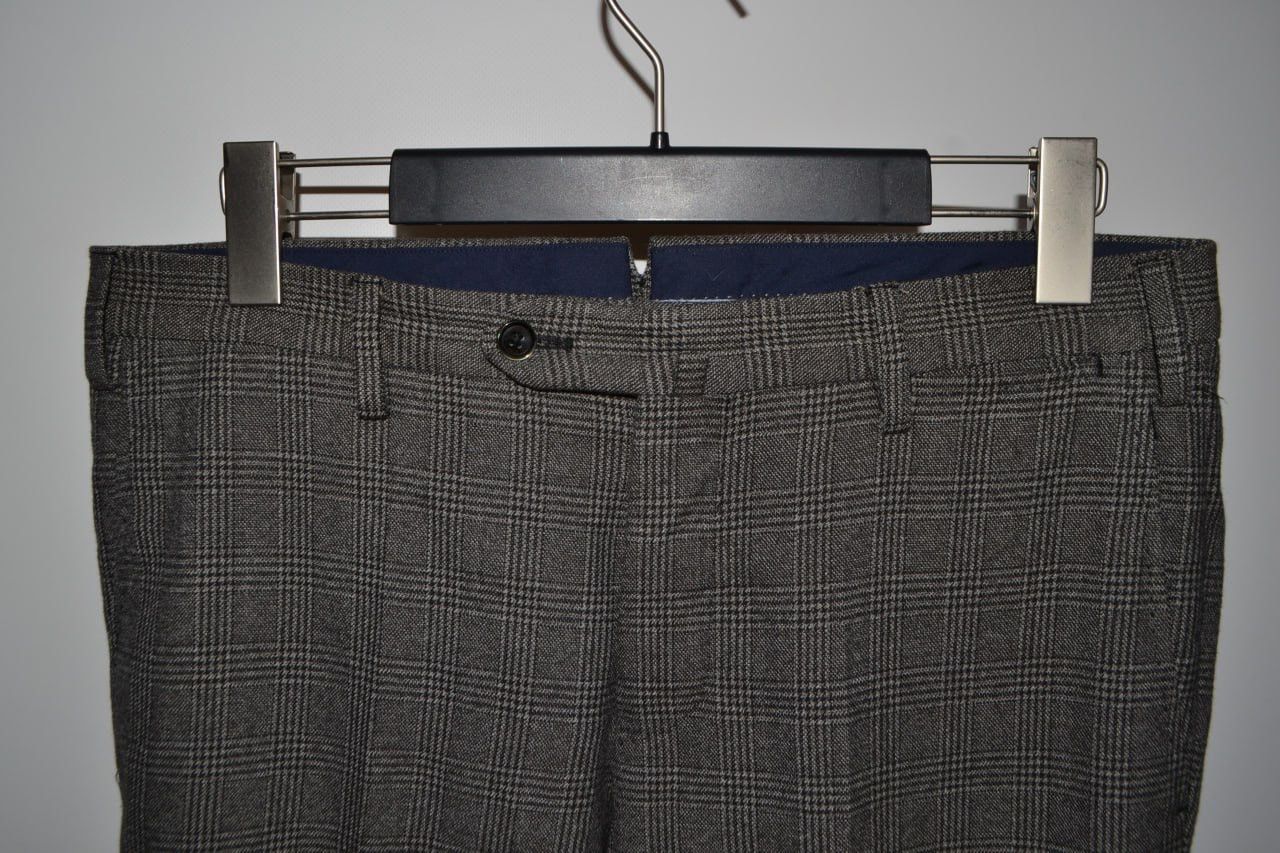 PT Torino PT01 Pantaloni Torino Pants Gray Glen Plaid Slim Fit Size 48 Size US 31 - 2 Thumbnail