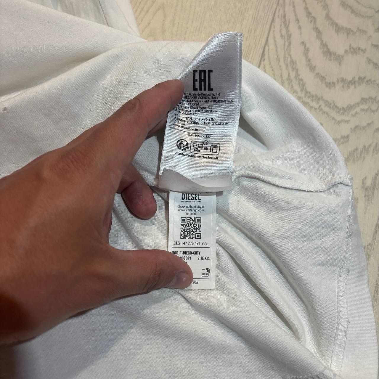 Diesel Diesel T-shirt Size:XXL Size US XXL / EU 58 / 5 - 8 Thumbnail